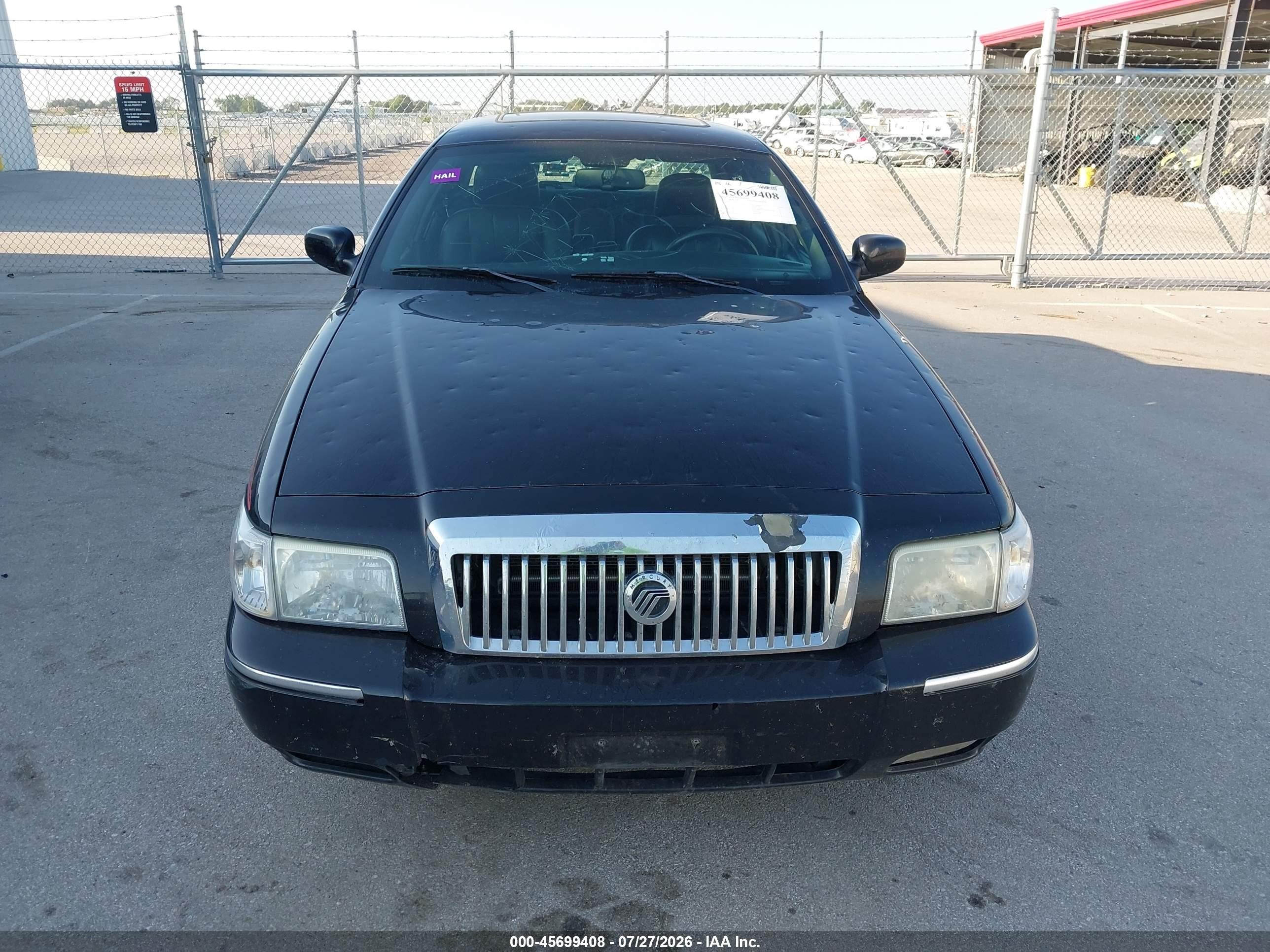 2008 Mercury Grand Marquis Ls Black vin: 2MHHM75V98X601541