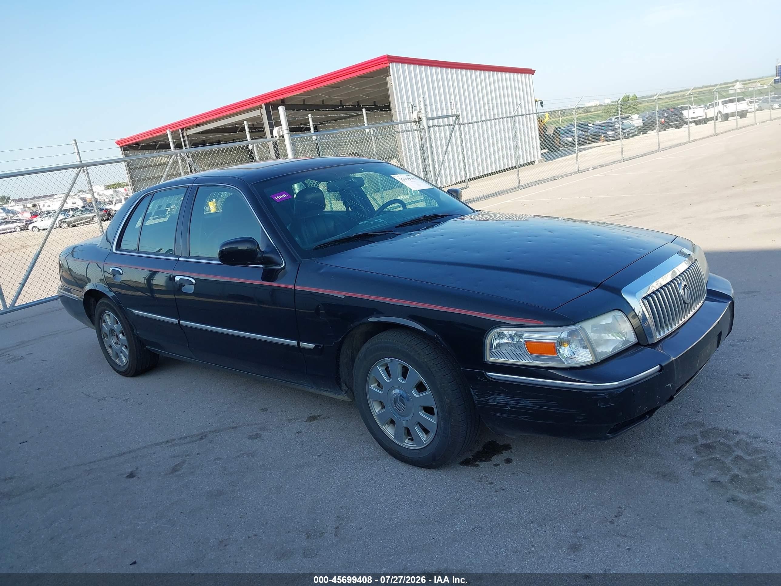 2008 Mercury Grand Marquis Ls Black vin: 2MHHM75V98X601541