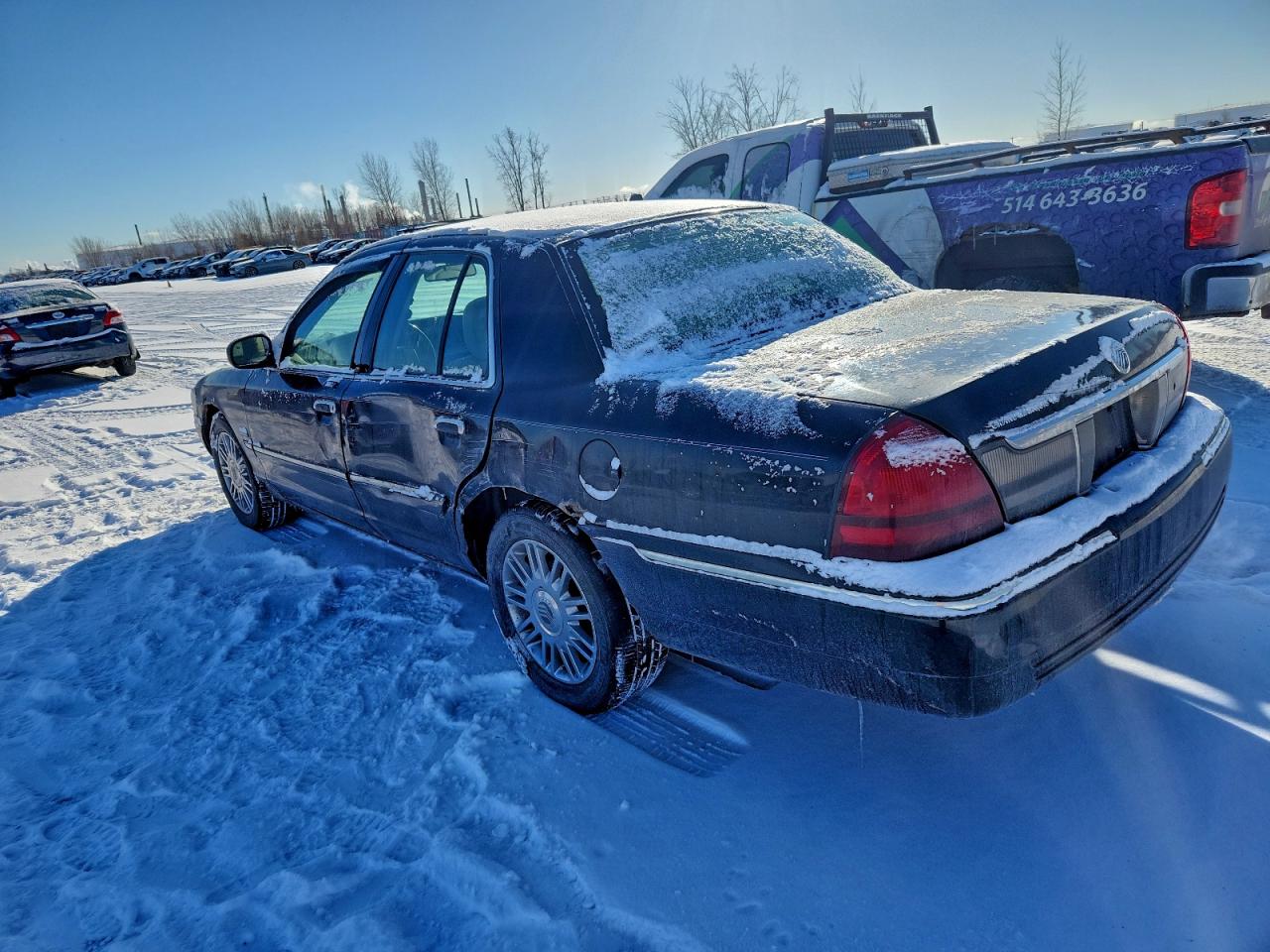 2008 Mercury Grand Marquis Ls Black vin: 2MHHM75V98X650125