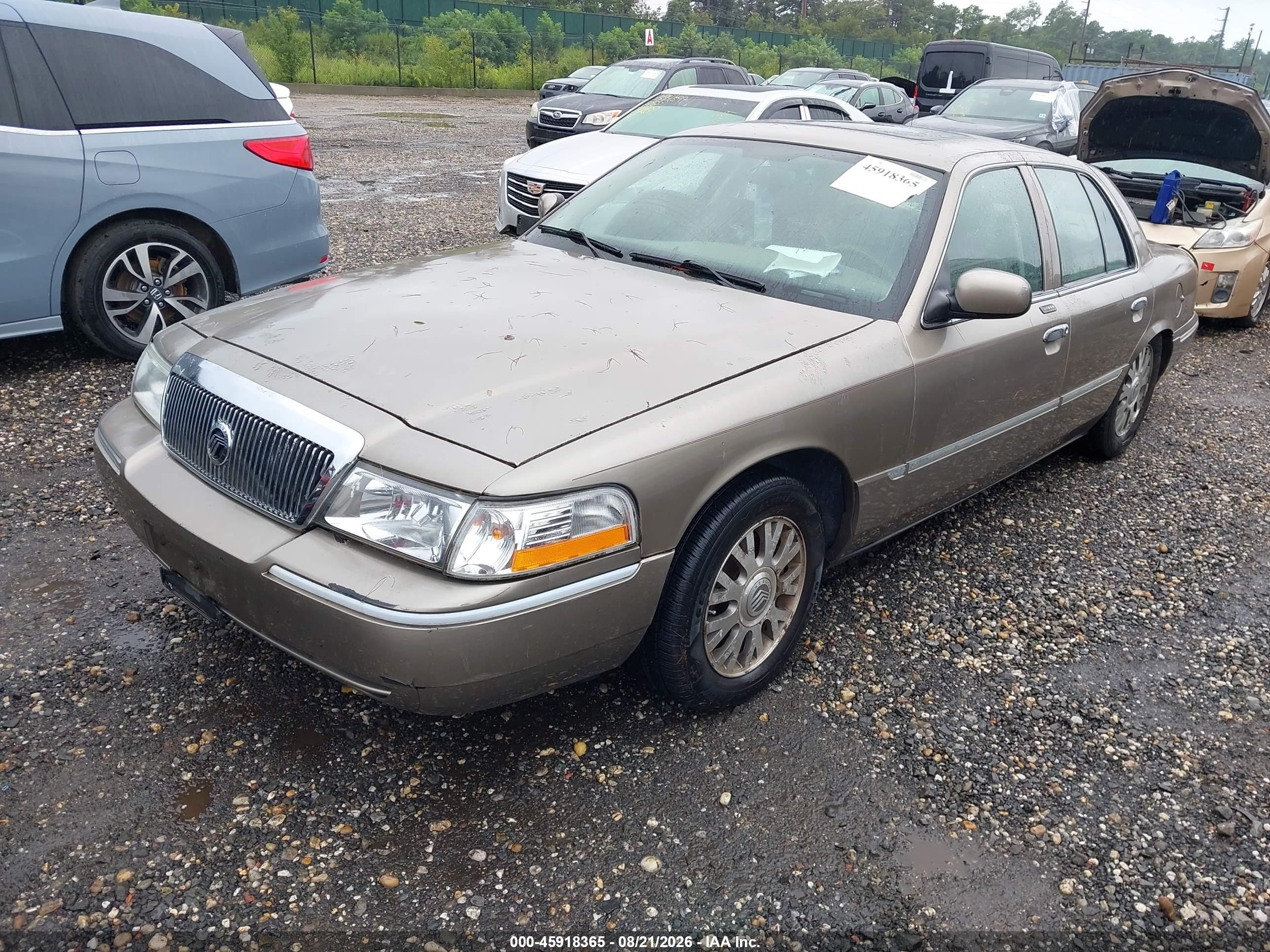 2005 Mercury Grand Marquis Ls/lse Brown vin: 2MHHM75W55X648456