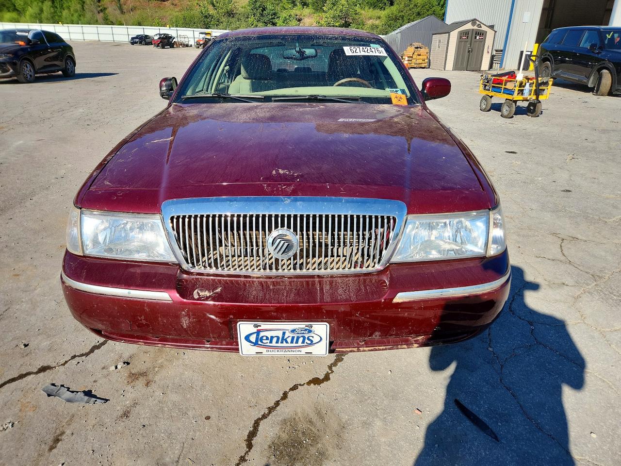 2004 Mercury Grand Marquis Ls Maroon vin: 2MHHM75W64X667371