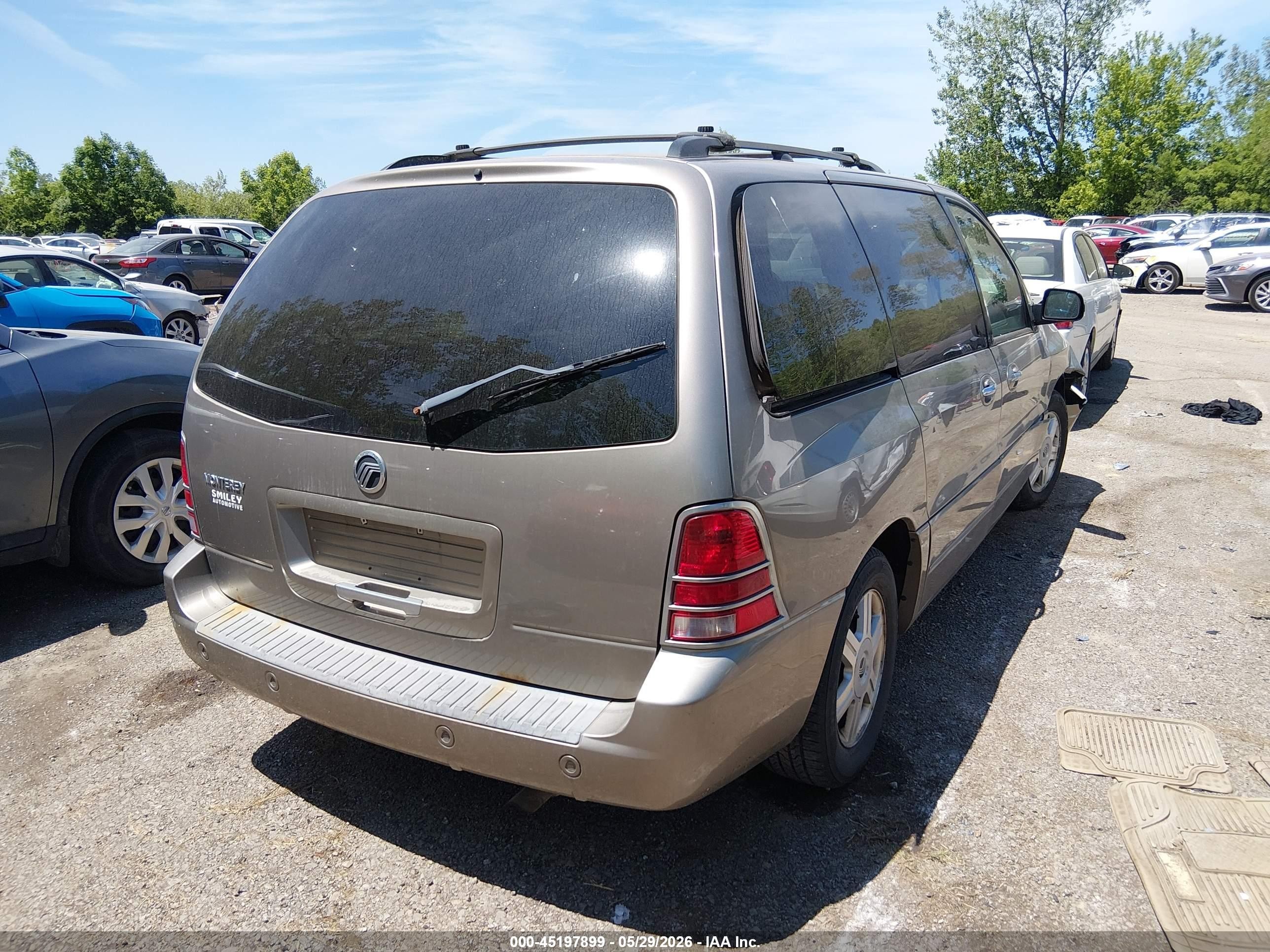 2004 Mercury Monterey   Gray vin: 2MRDA20264BJ01251