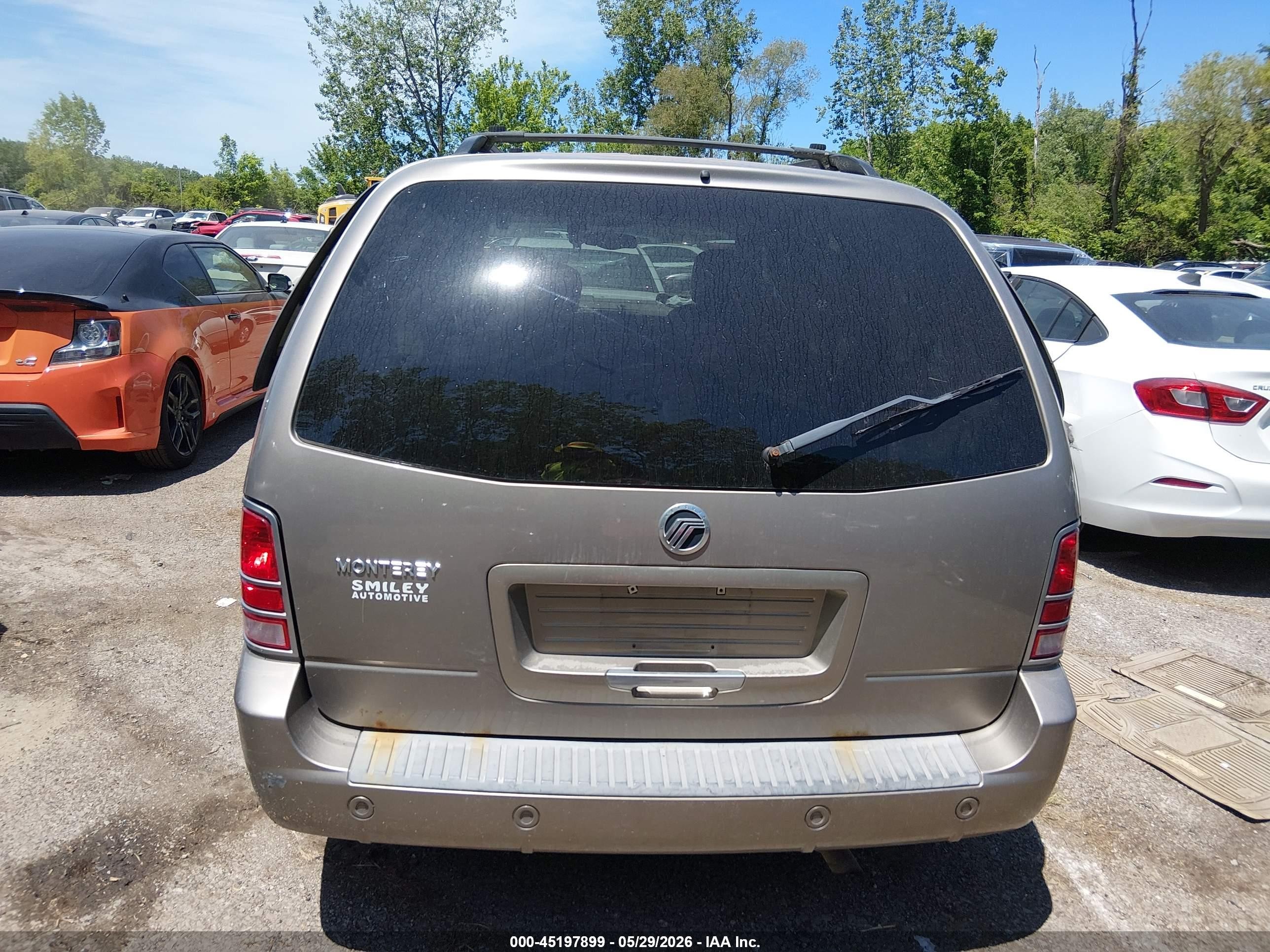 2004 Mercury Monterey   Gray vin: 2MRDA20264BJ01251