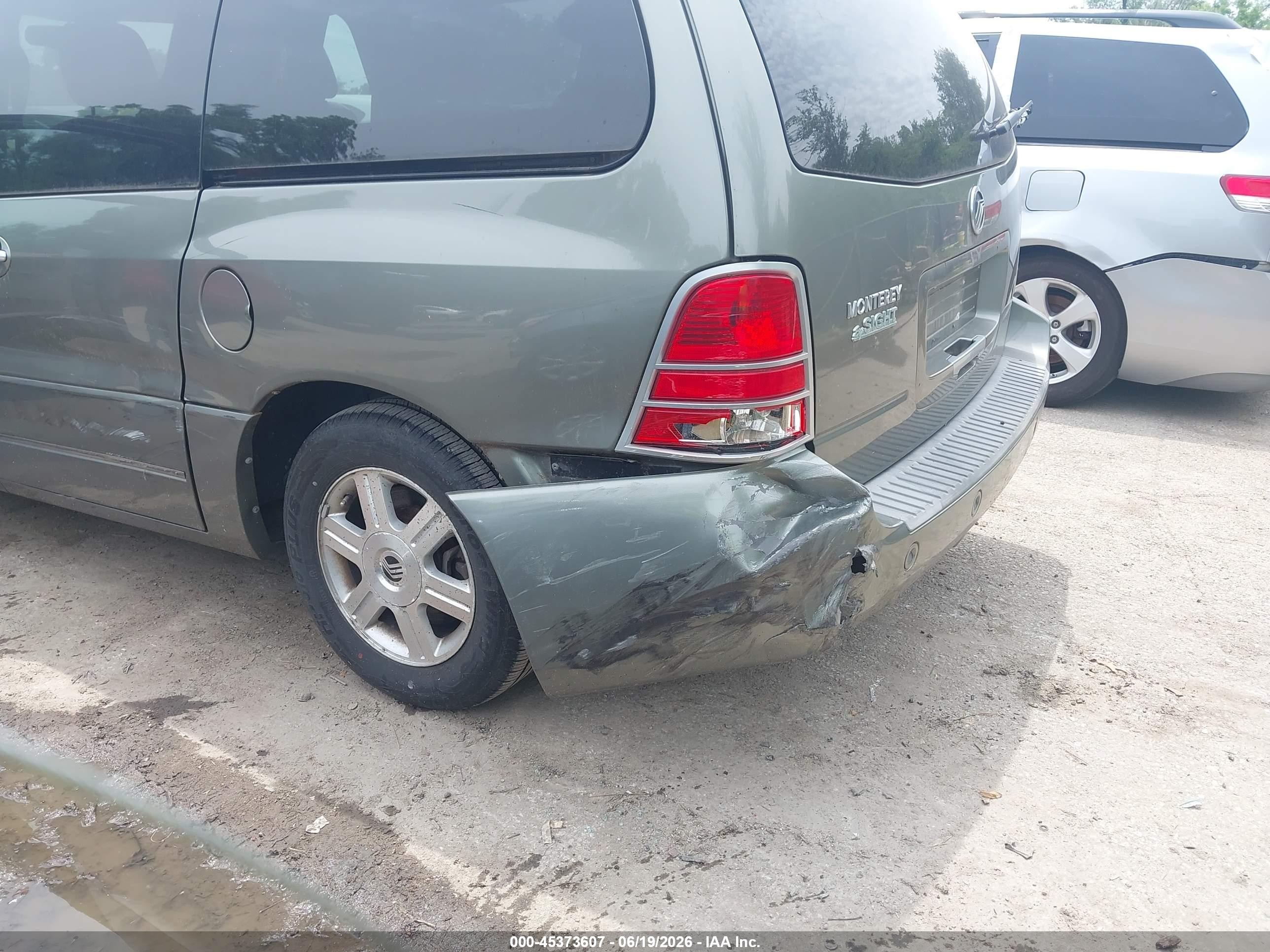 2004 Mercury Monterey   Green vin: 2MRDA20284BJ01378