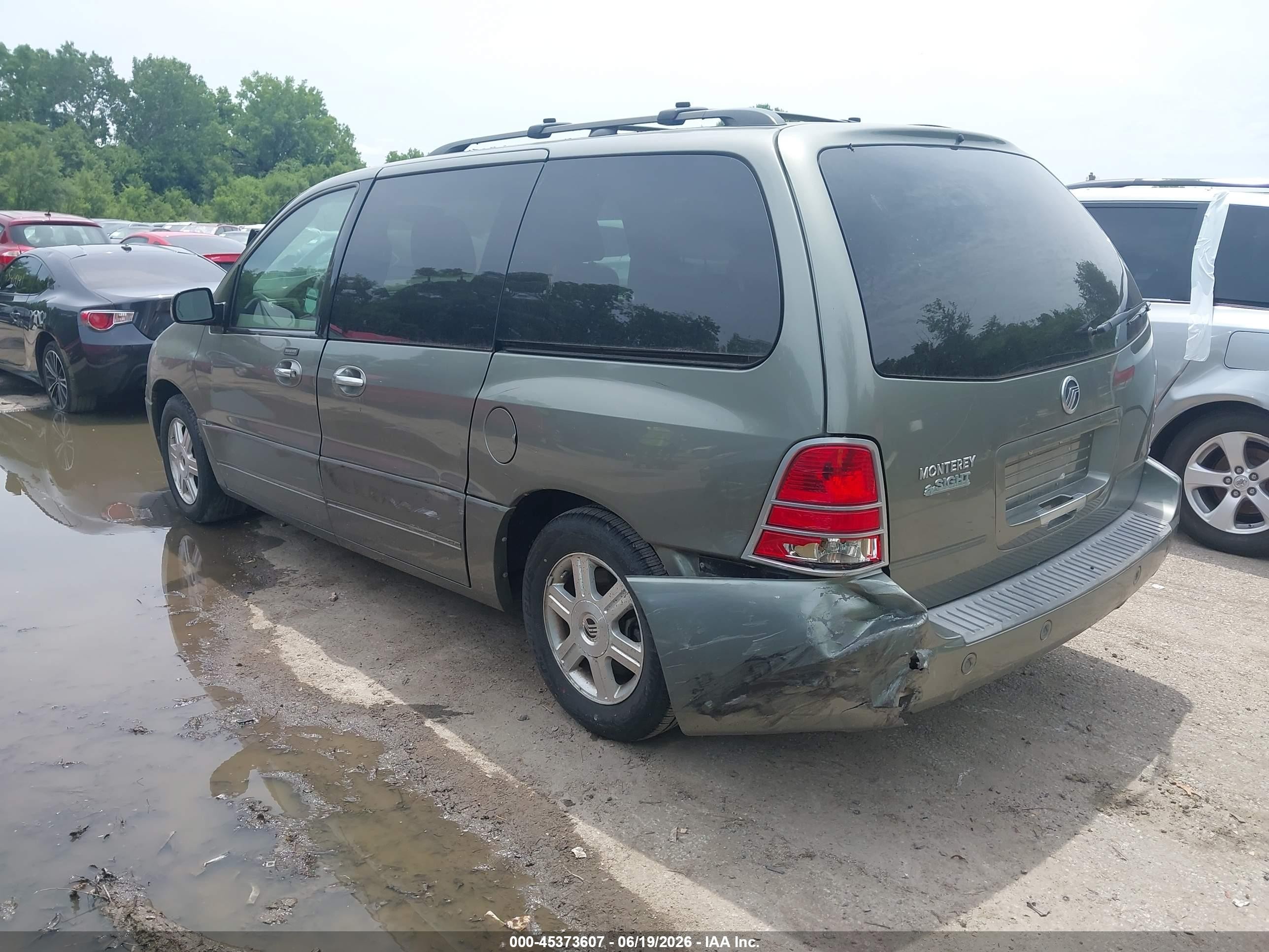 2004 Mercury Monterey   Green vin: 2MRDA20284BJ01378