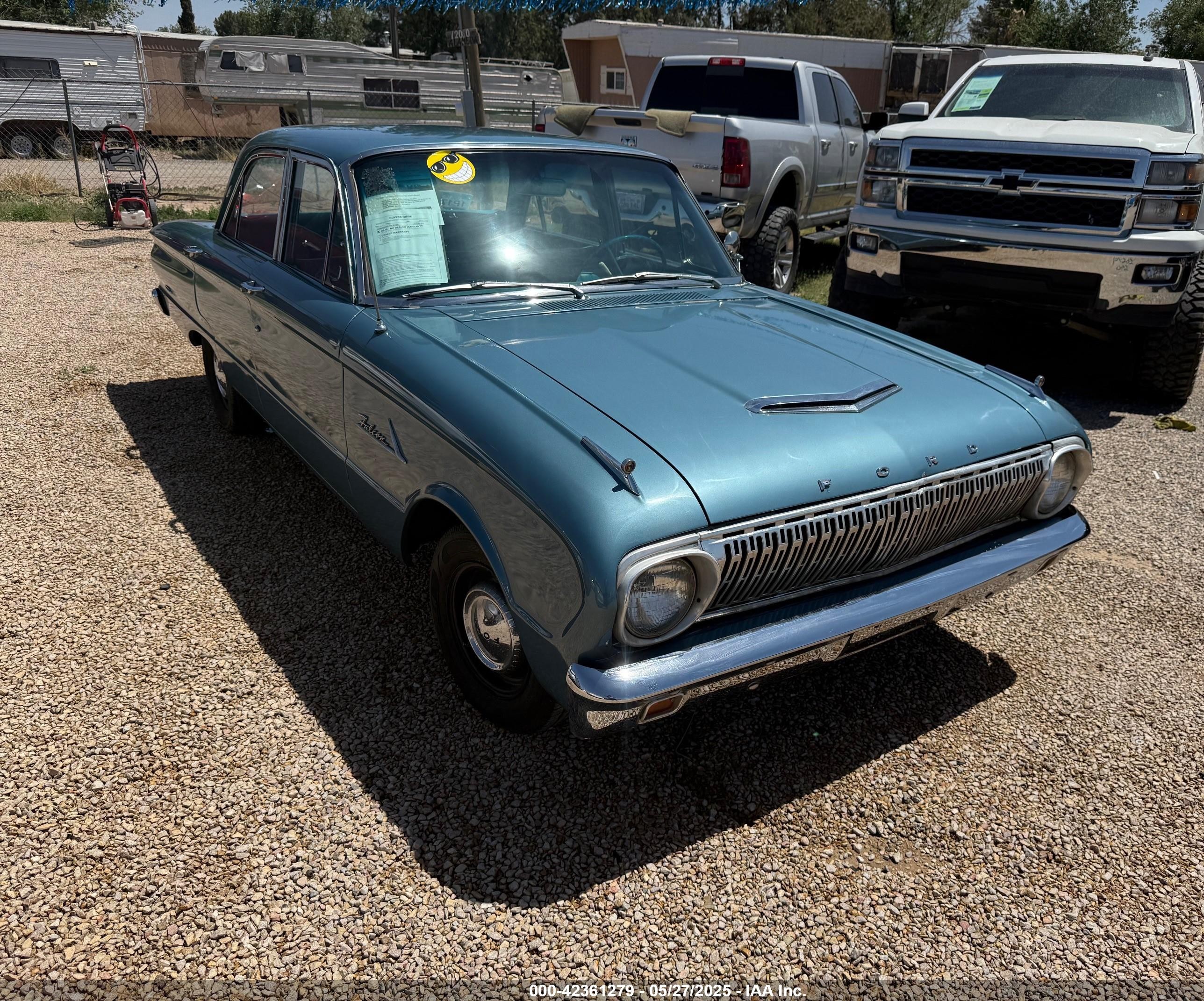 1962 Ford Falcon   Light Blue vin: 2R12U177686      