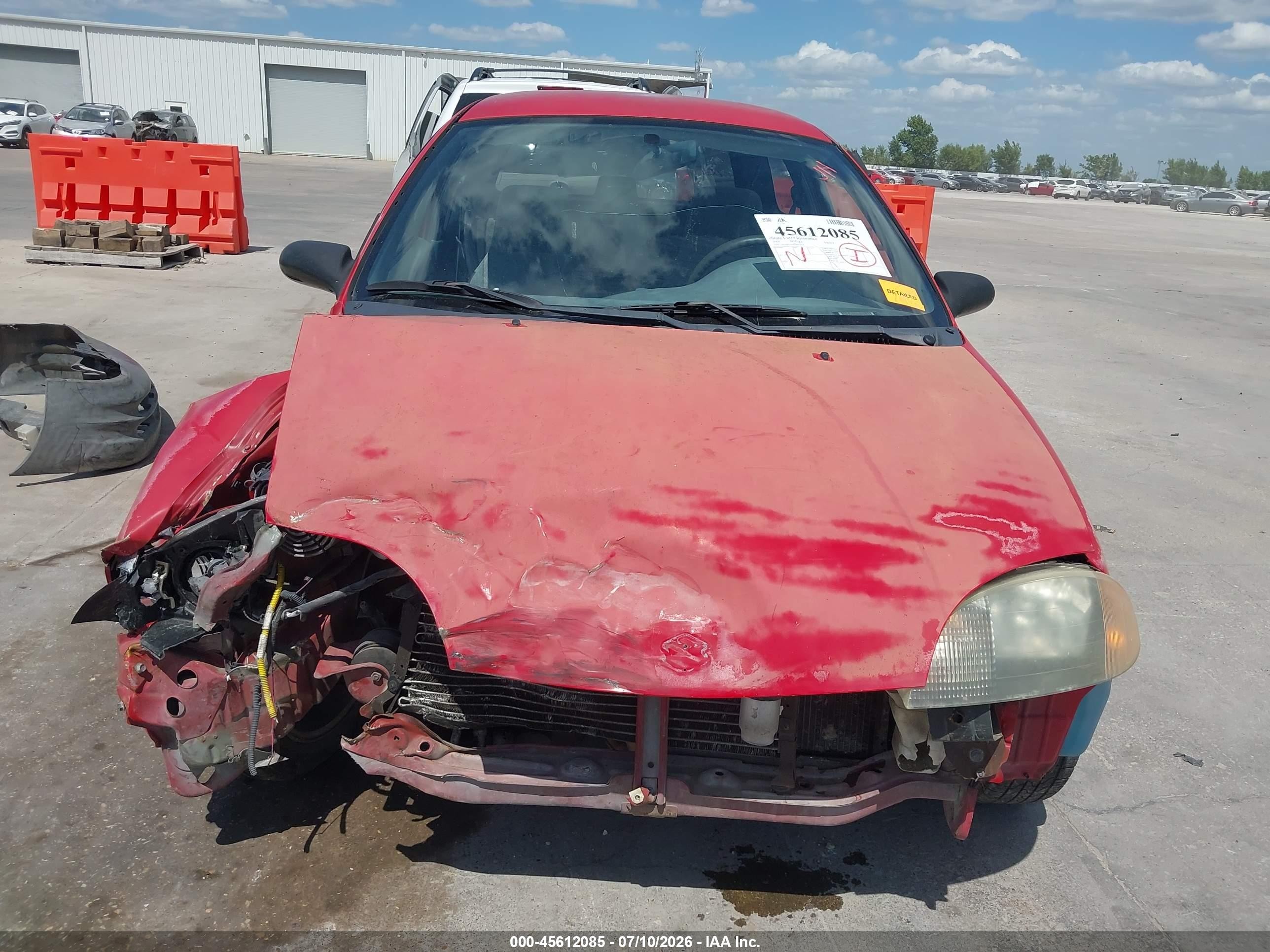 2001 Suzuki Swift Ga/gl Red vin: 2S2AB21H616602611