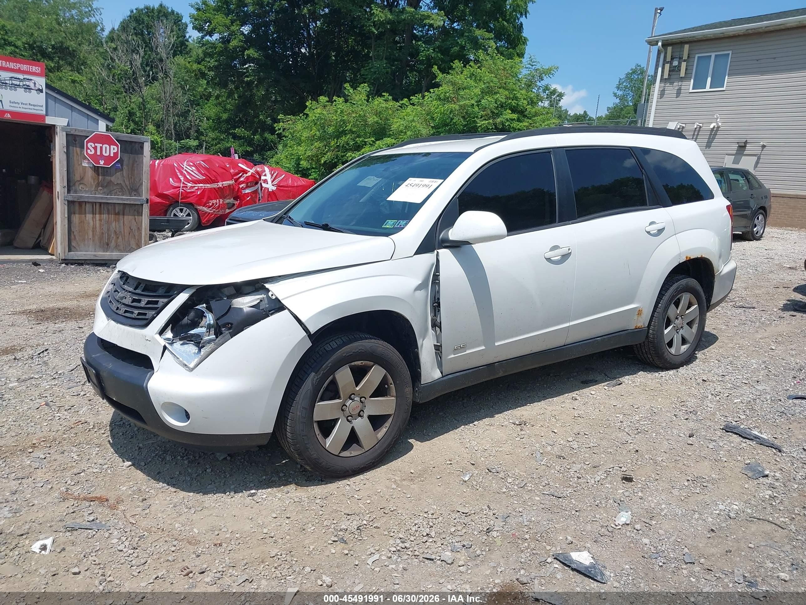 2008 Suzuki Xl7 Base 5 Passenger (a5)/premium White vin: 2S3DA117086105254