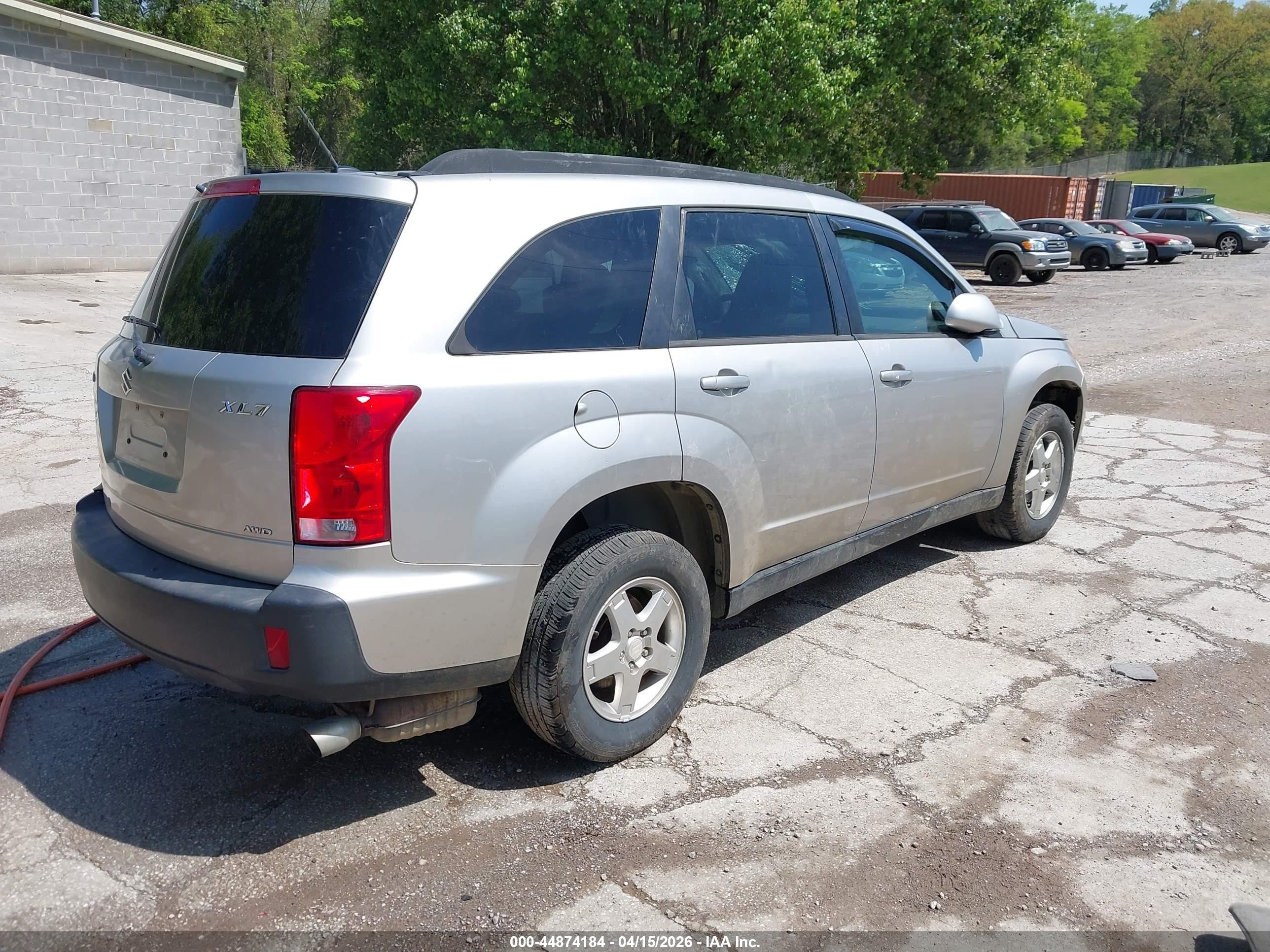 2007 Suzuki Xl7   Silver vin: 2S3DA117X76111643