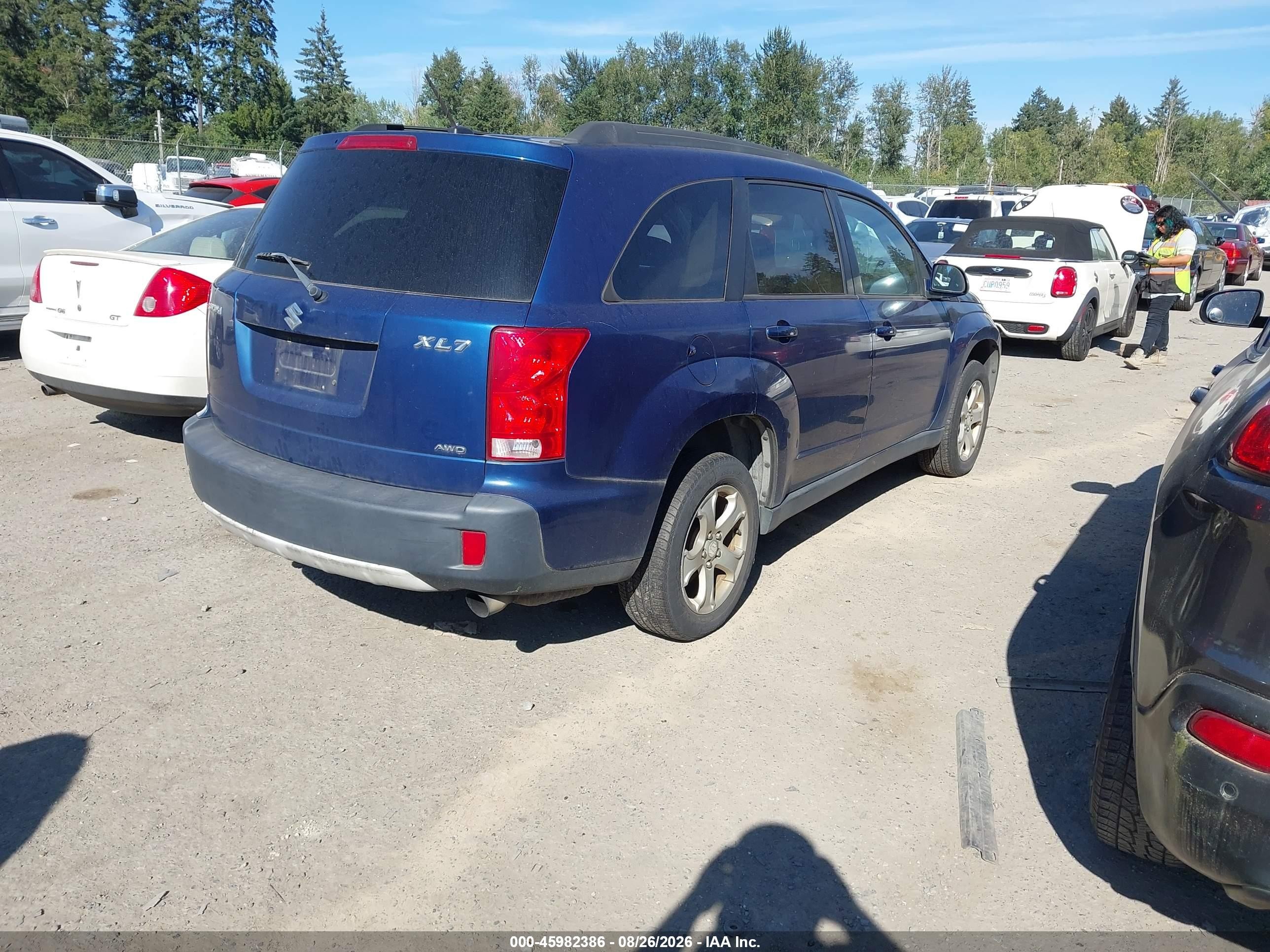 2008 Suzuki Xl7 Luxury Blue vin: 2S3DA417586108281