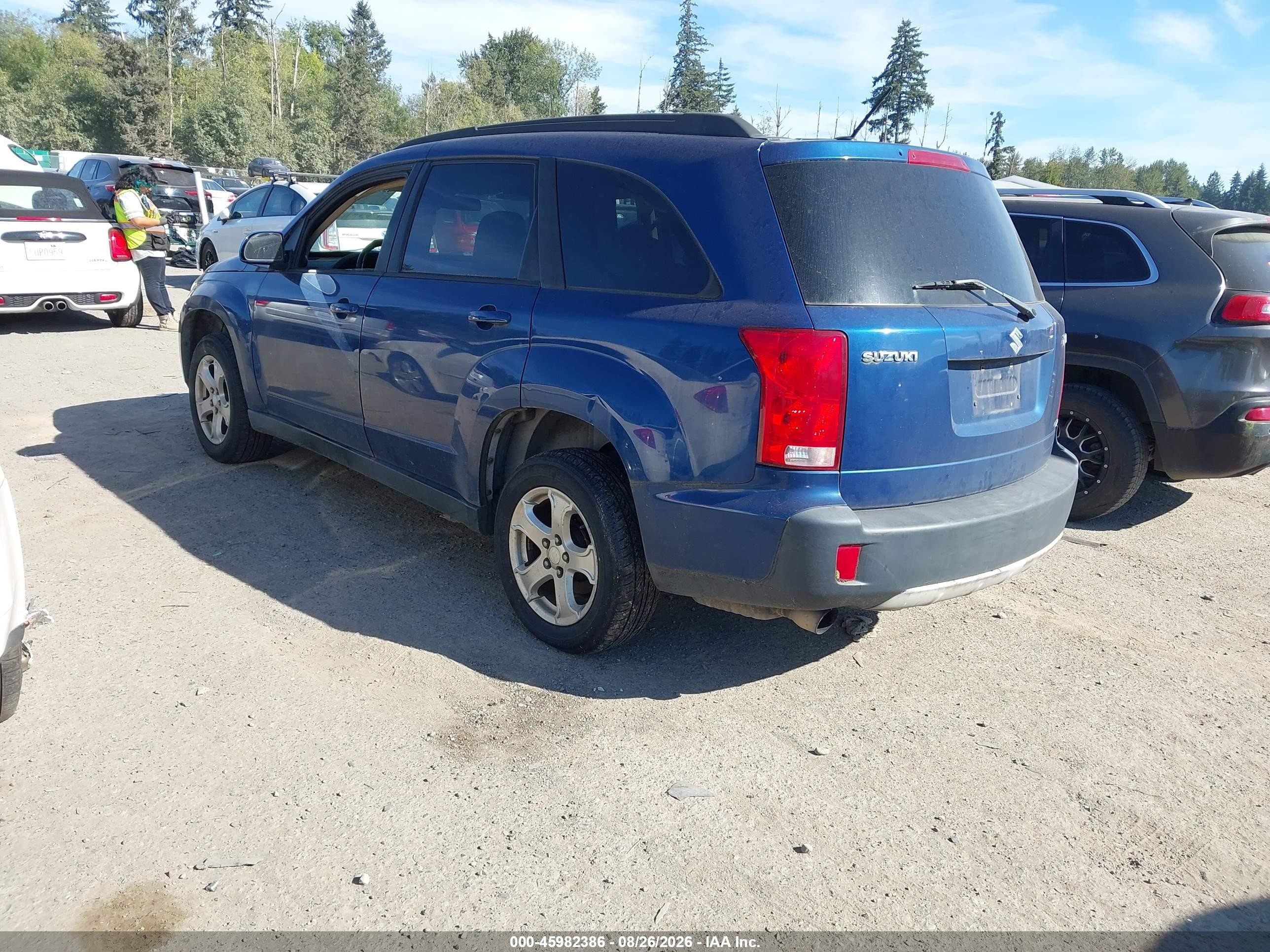2008 Suzuki Xl7 Luxury Blue vin: 2S3DA417586108281