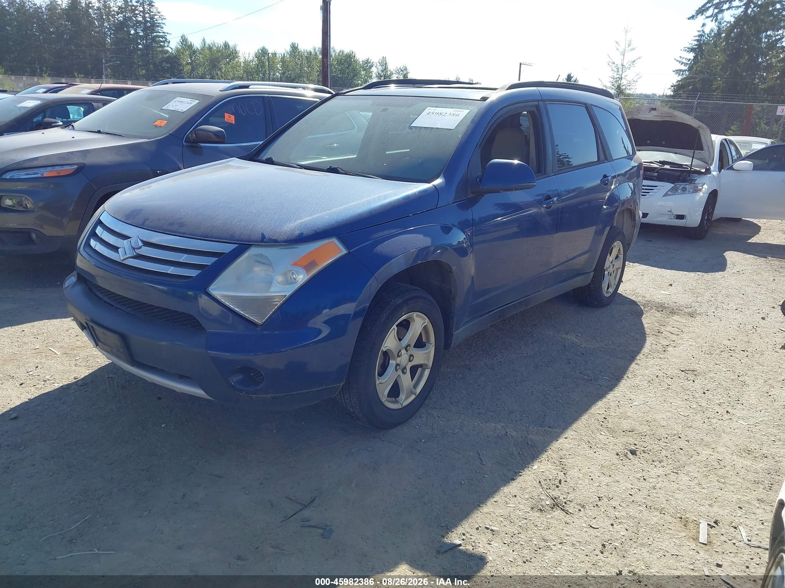 2008 Suzuki Xl7 Luxury Blue vin: 2S3DA417586108281