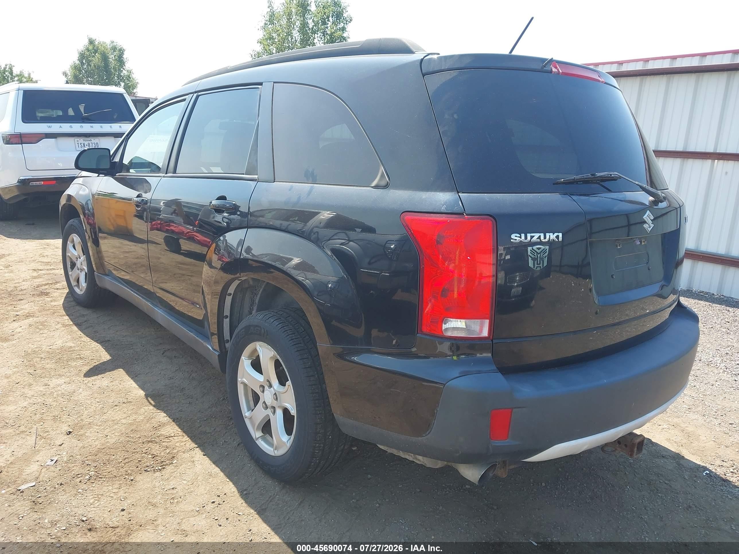 2008 Suzuki Xl7 Luxury Black vin: 2S3DA417686118382