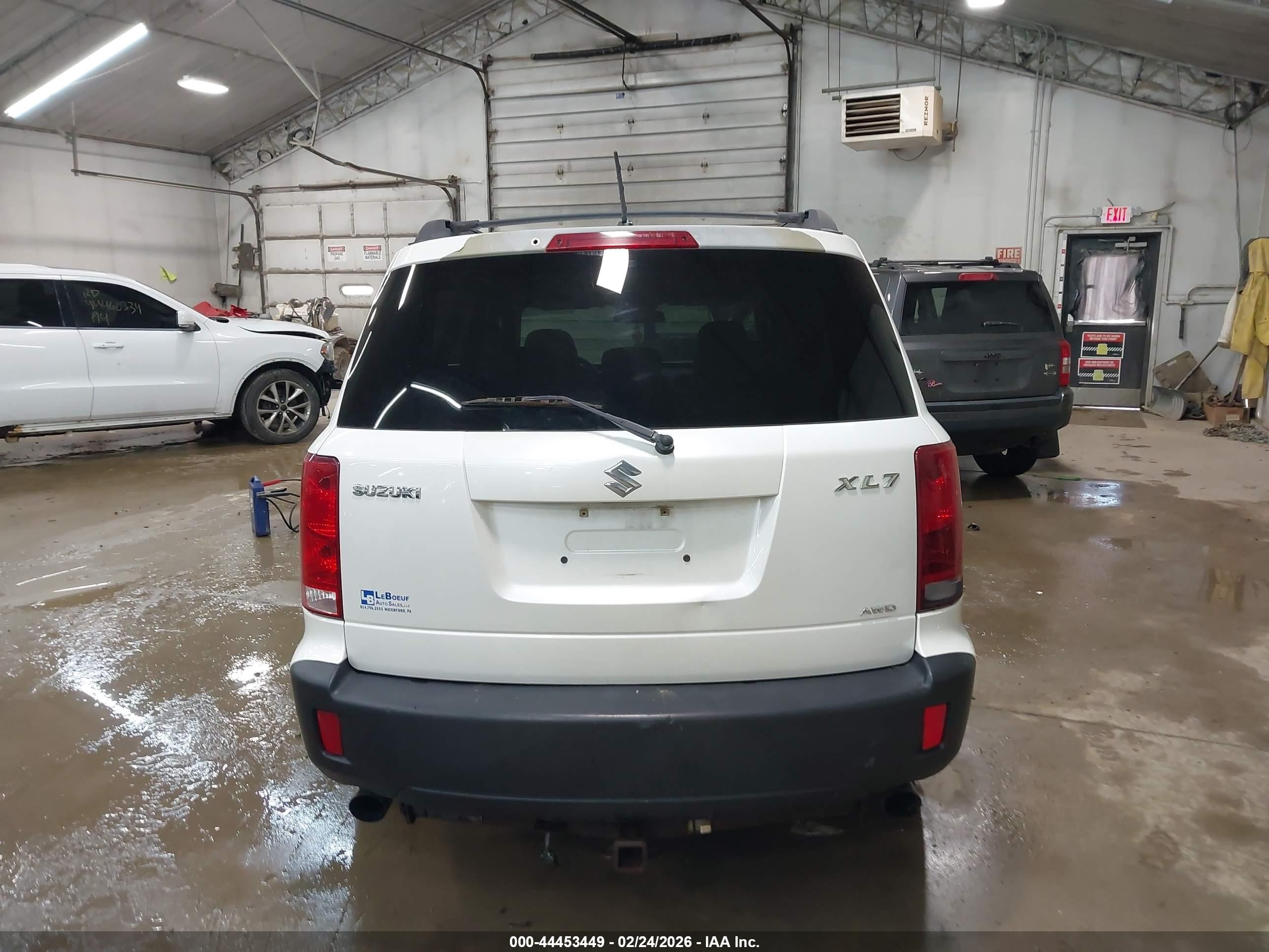 2007 Suzuki Xl7 Luxury White vin: 2S3DA417976126068