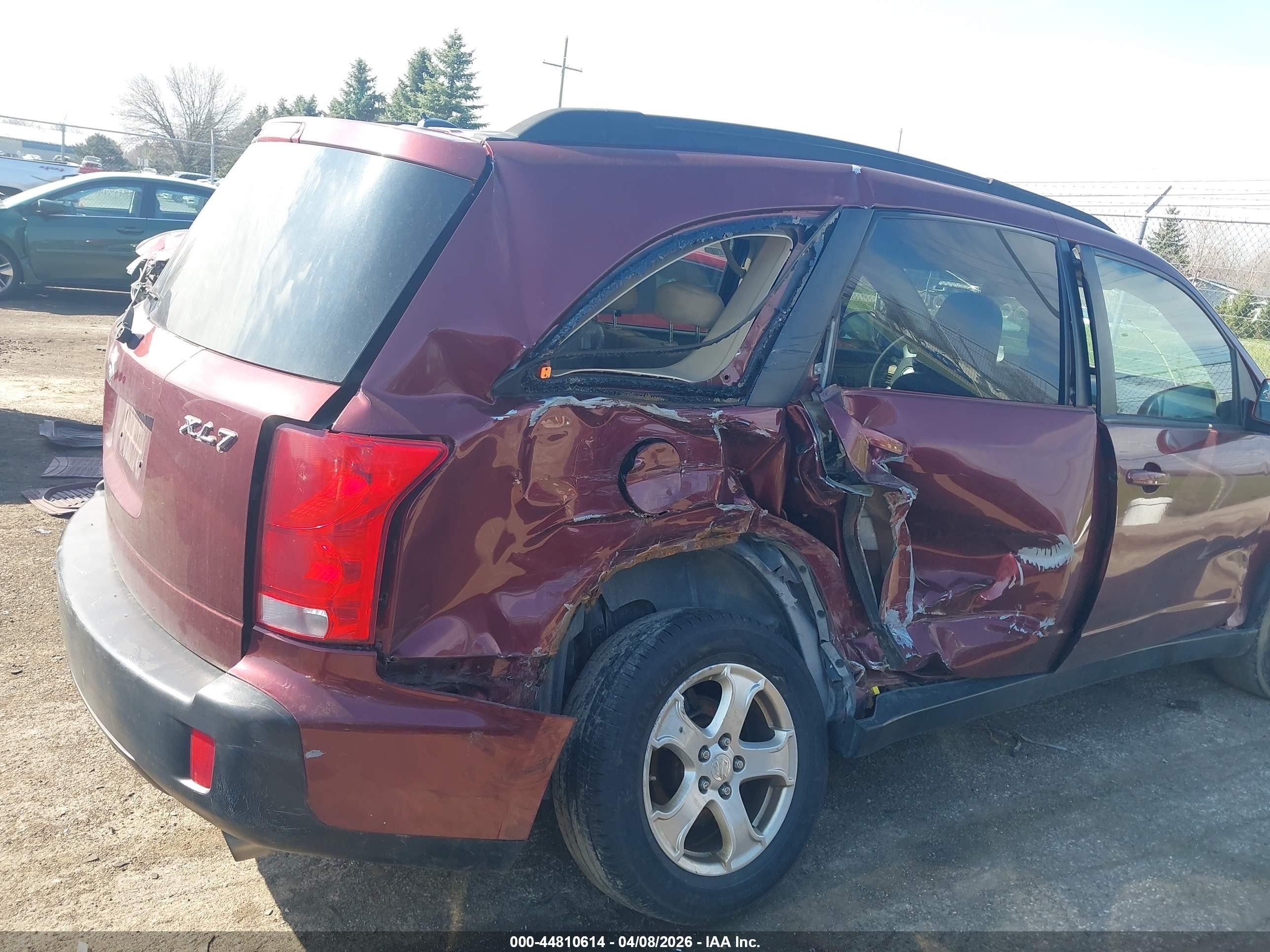 2008 Suzuki Xl7 Premium Red vin: 2S3DB217186120168