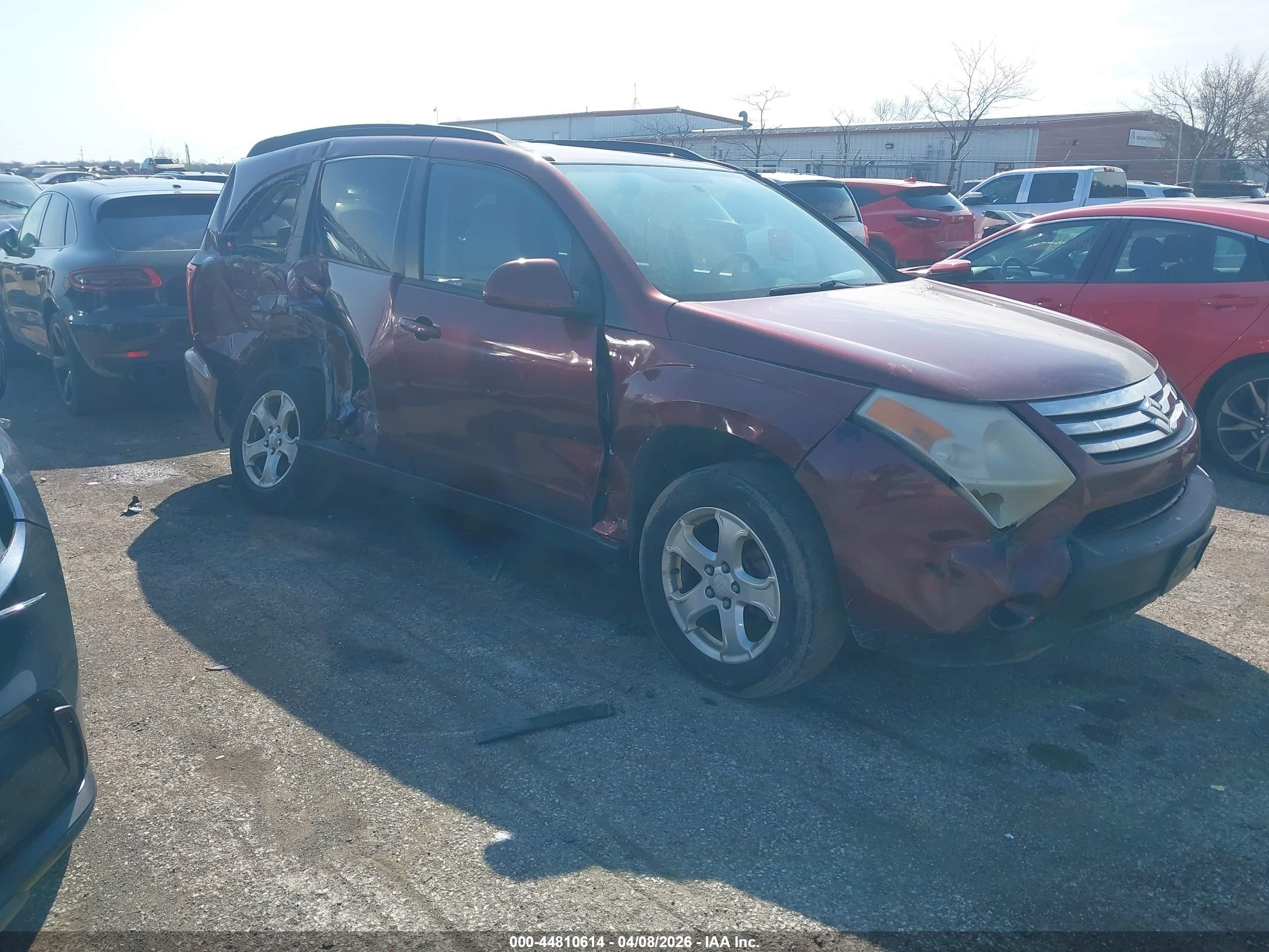 2008 Suzuki Xl7 Premium Red vin: 2S3DB217186120168