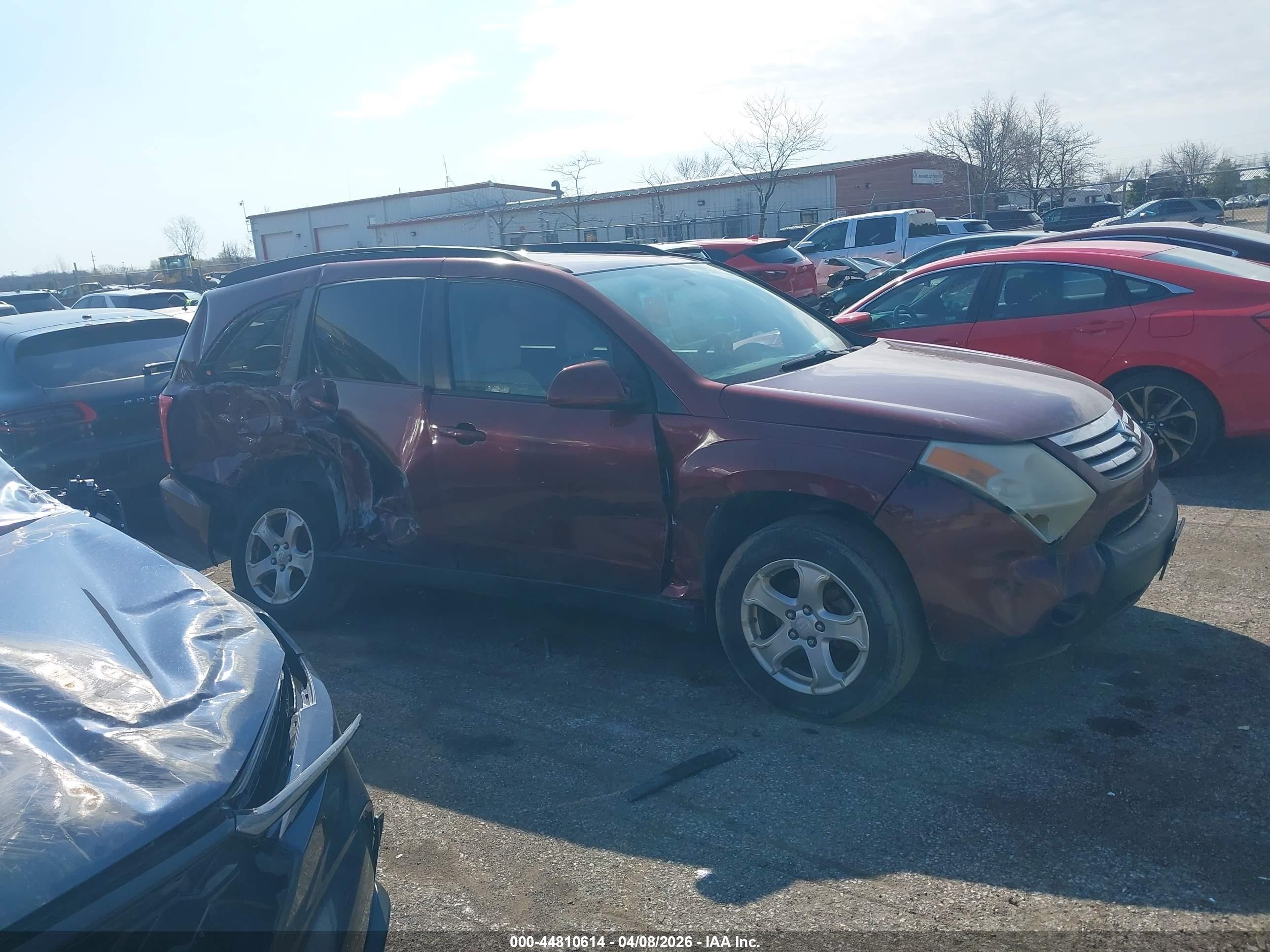 2008 Suzuki Xl7 Premium Red vin: 2S3DB217186120168