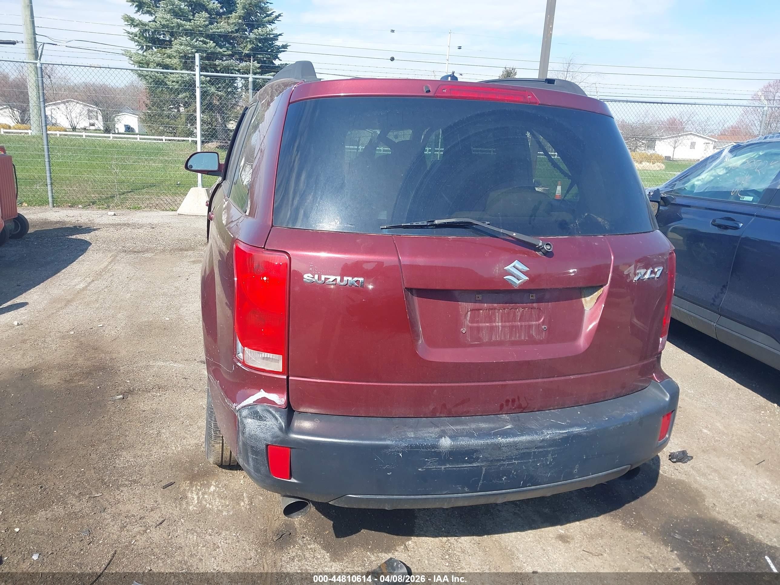 2008 Suzuki Xl7 Premium Red vin: 2S3DB217186120168