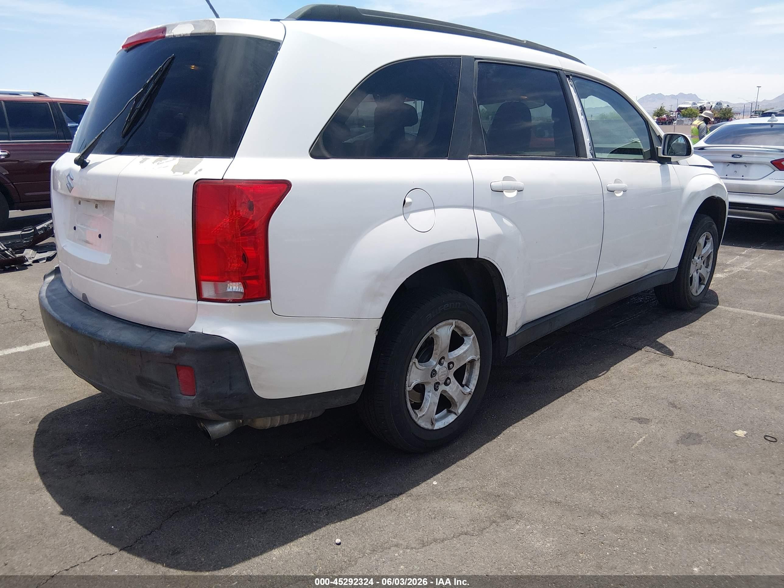 2007 Suzuki Xl7 Luxury White vin: 2S3DB317X76113885
