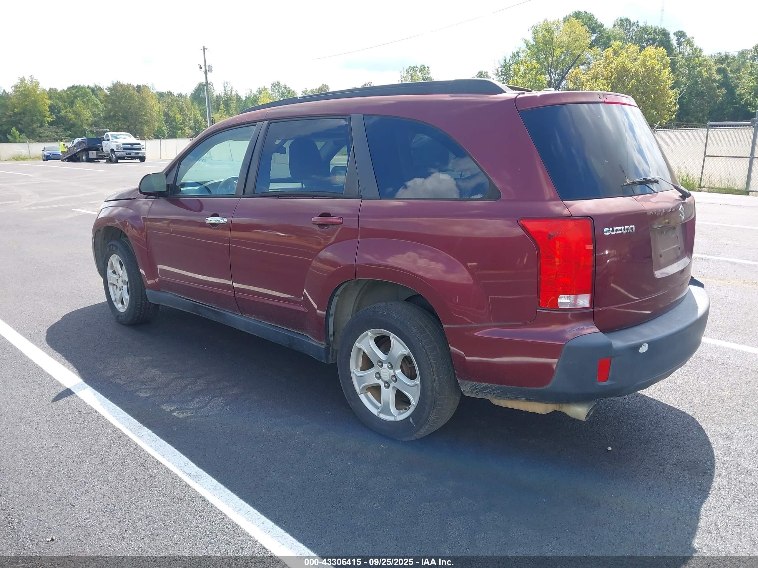2007 Suzuki Xl7 Luxury Burgundy vin: 2S3DB417276125888
