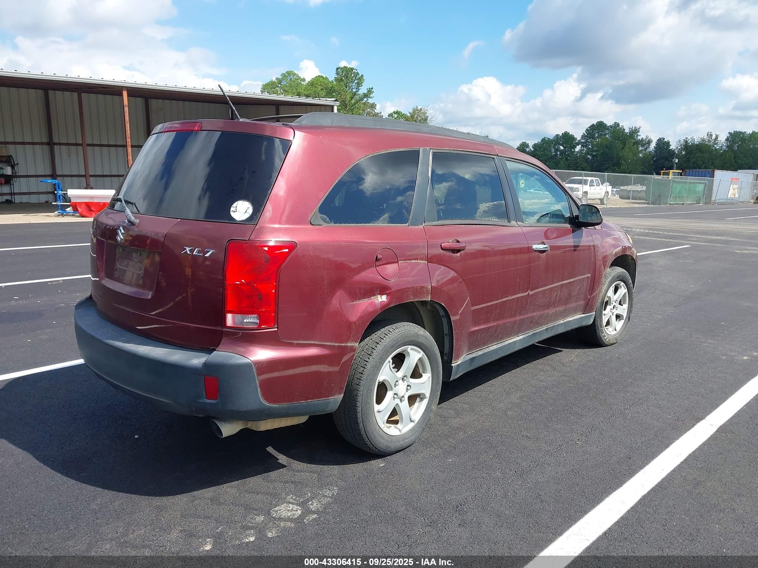 2007 Suzuki Xl7 Luxury Burgundy vin: 2S3DB417276125888