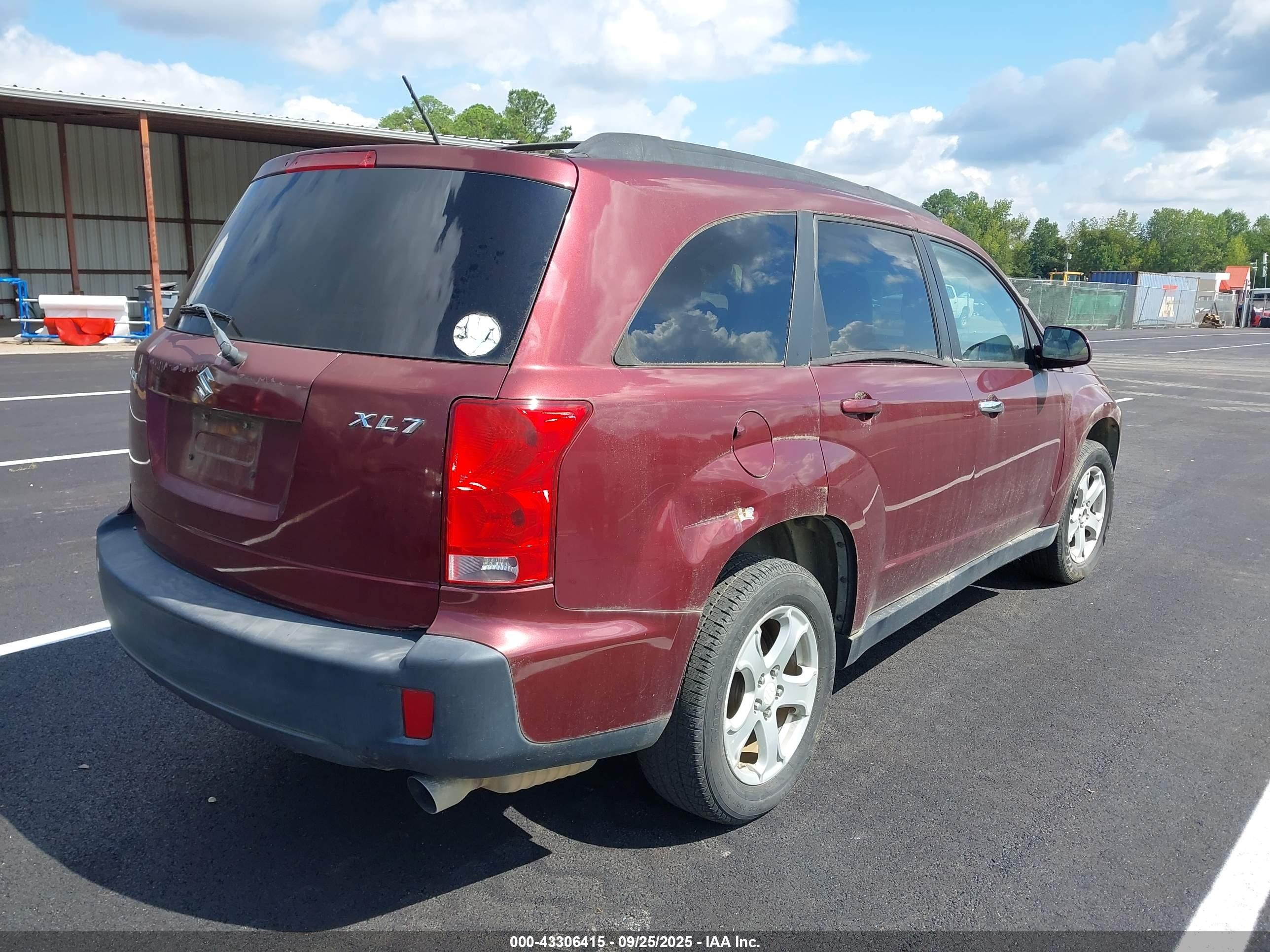 2007 Suzuki Xl7 Luxury Burgundy vin: 2S3DB417276125888