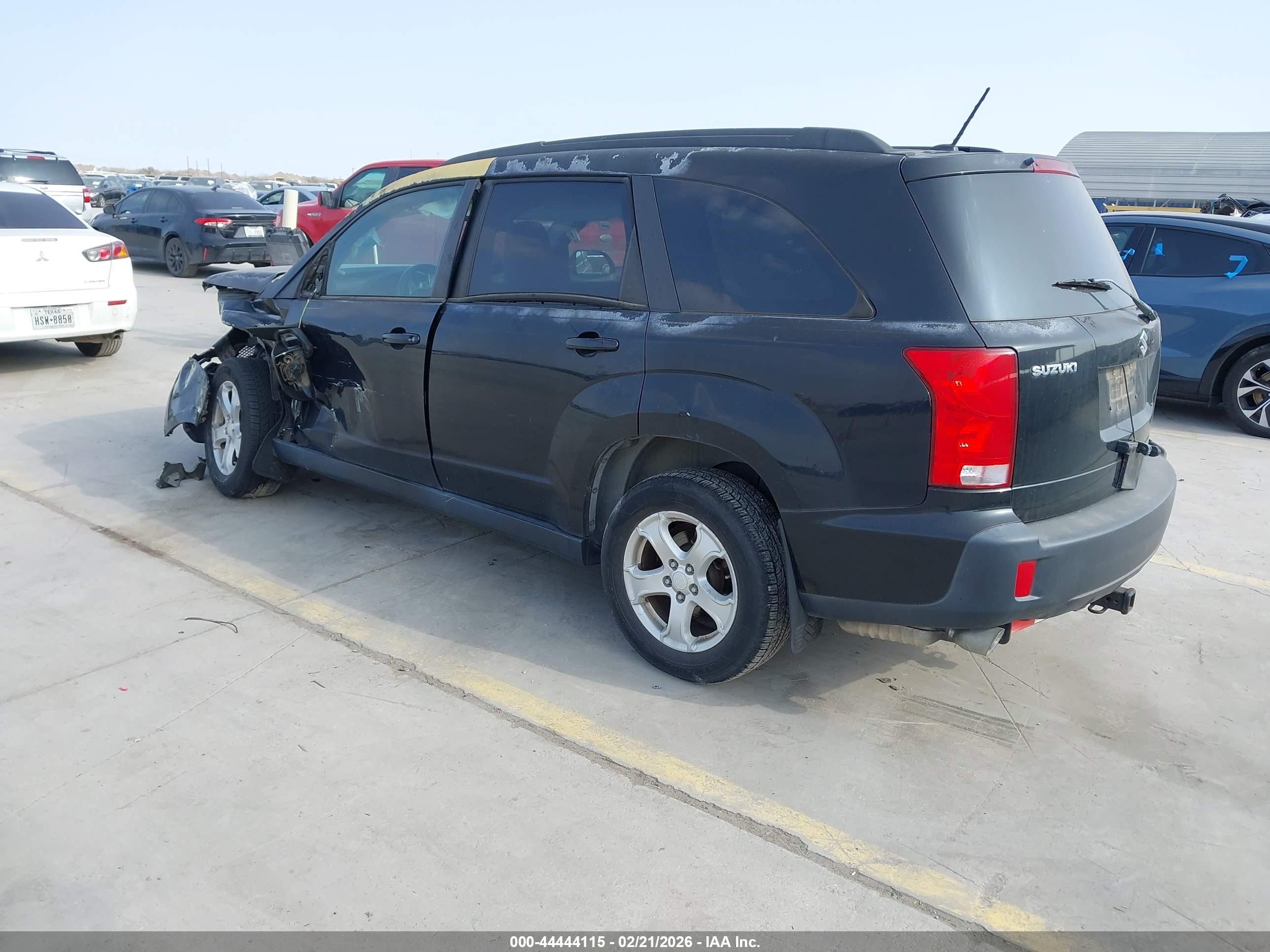 2007 Suzuki Xl7 Luxury Black vin: 2S3DB417976126228