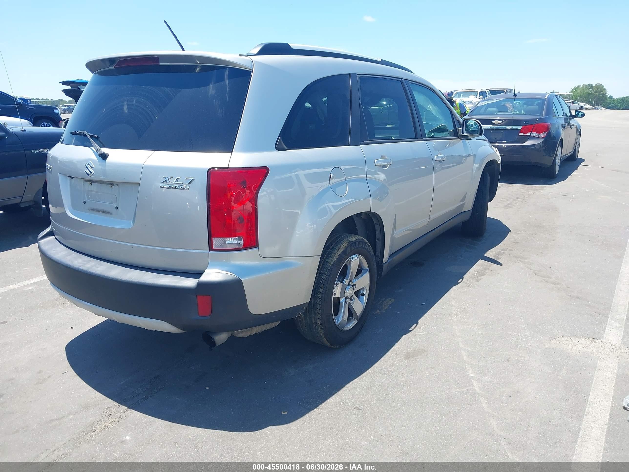 2008 Suzuki Xl7 Limited Silver vin: 2S3DB917586122983
