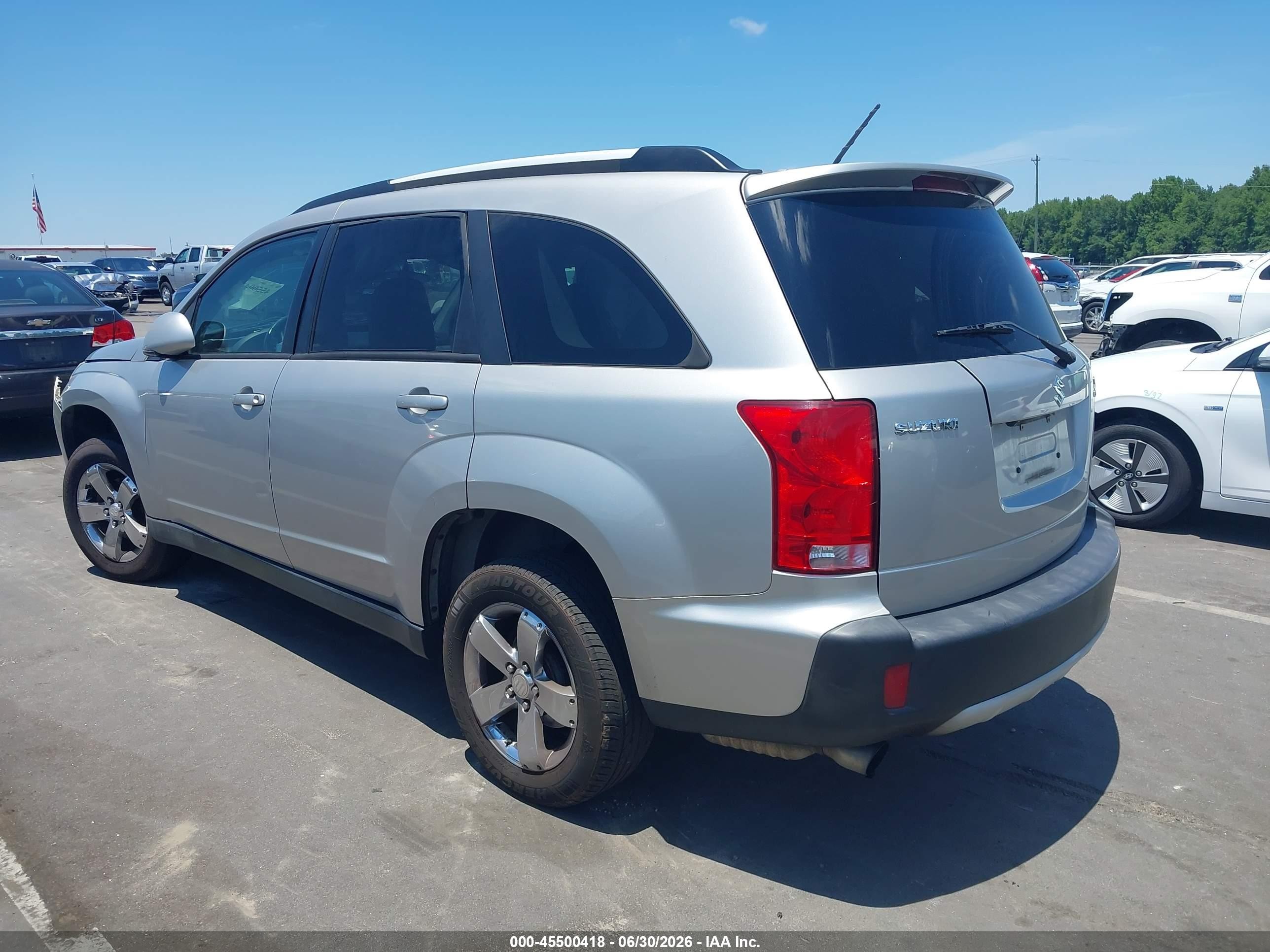 2008 Suzuki Xl7 Limited Silver vin: 2S3DB917586122983