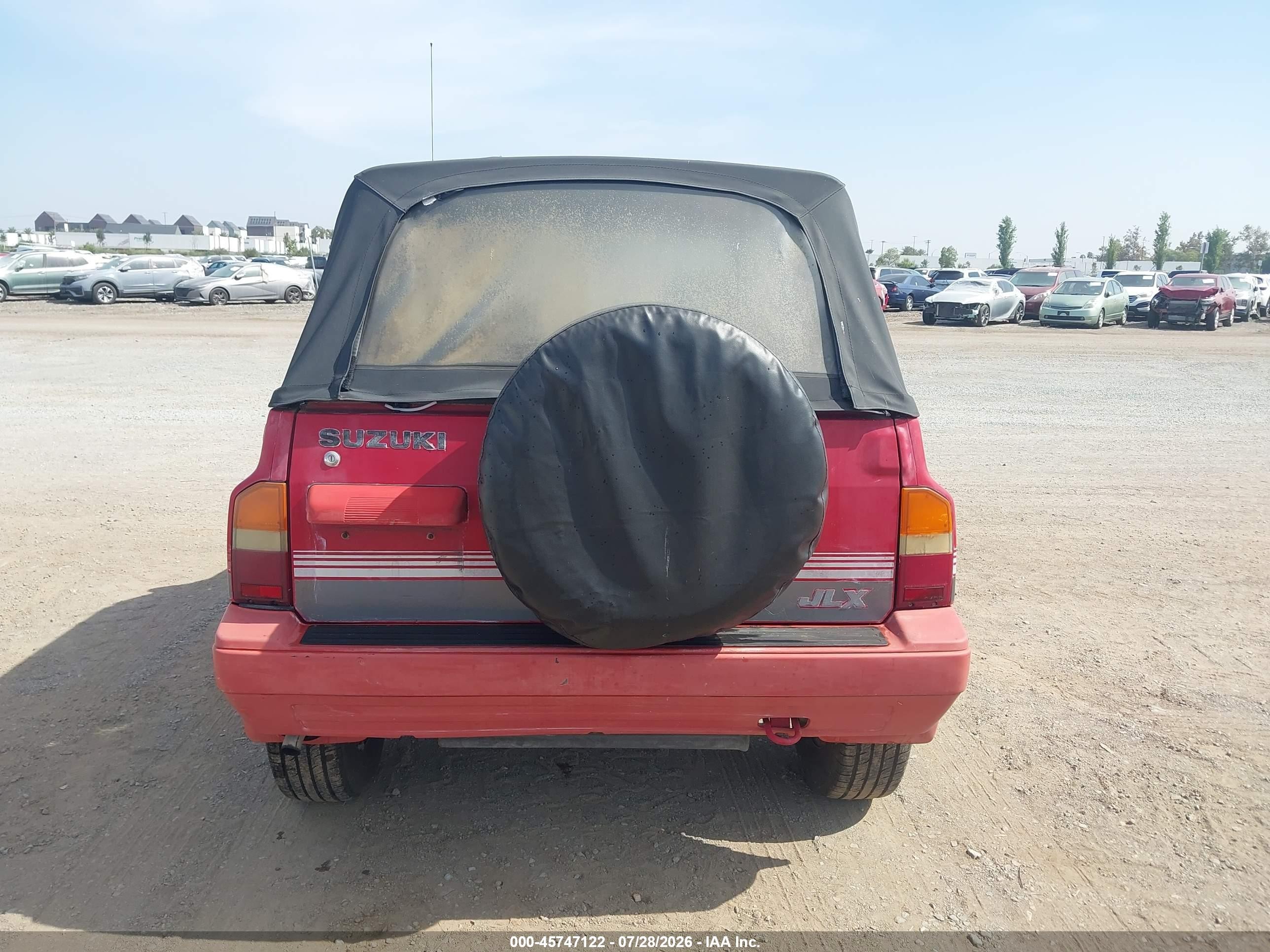 1990 Suzuki Sidekick Jx/jlx Red vin: 2S3TA01C8L6403353