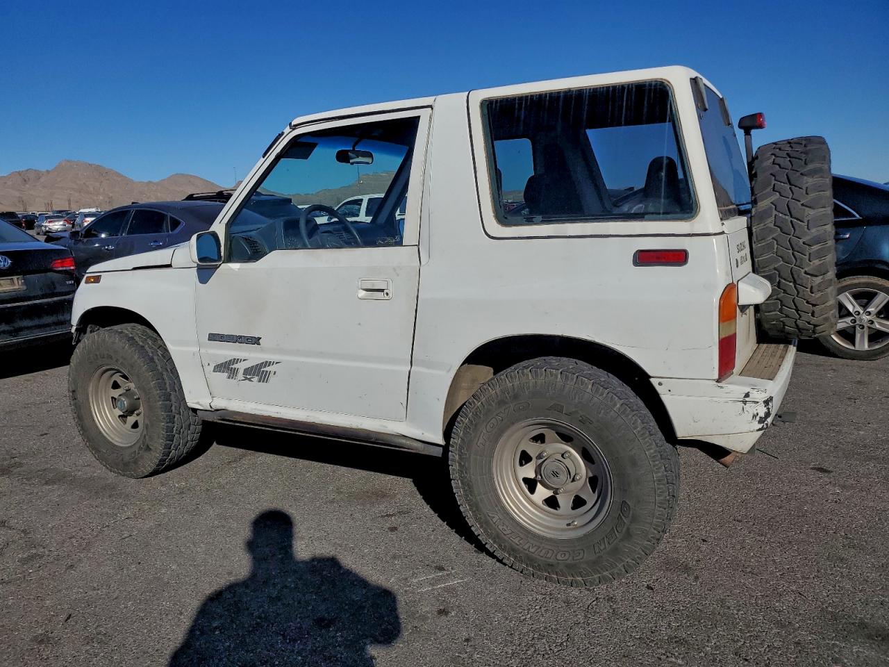 1995 Suzuki Sidekick Jx White vin: 2S3TA02C5S6406031