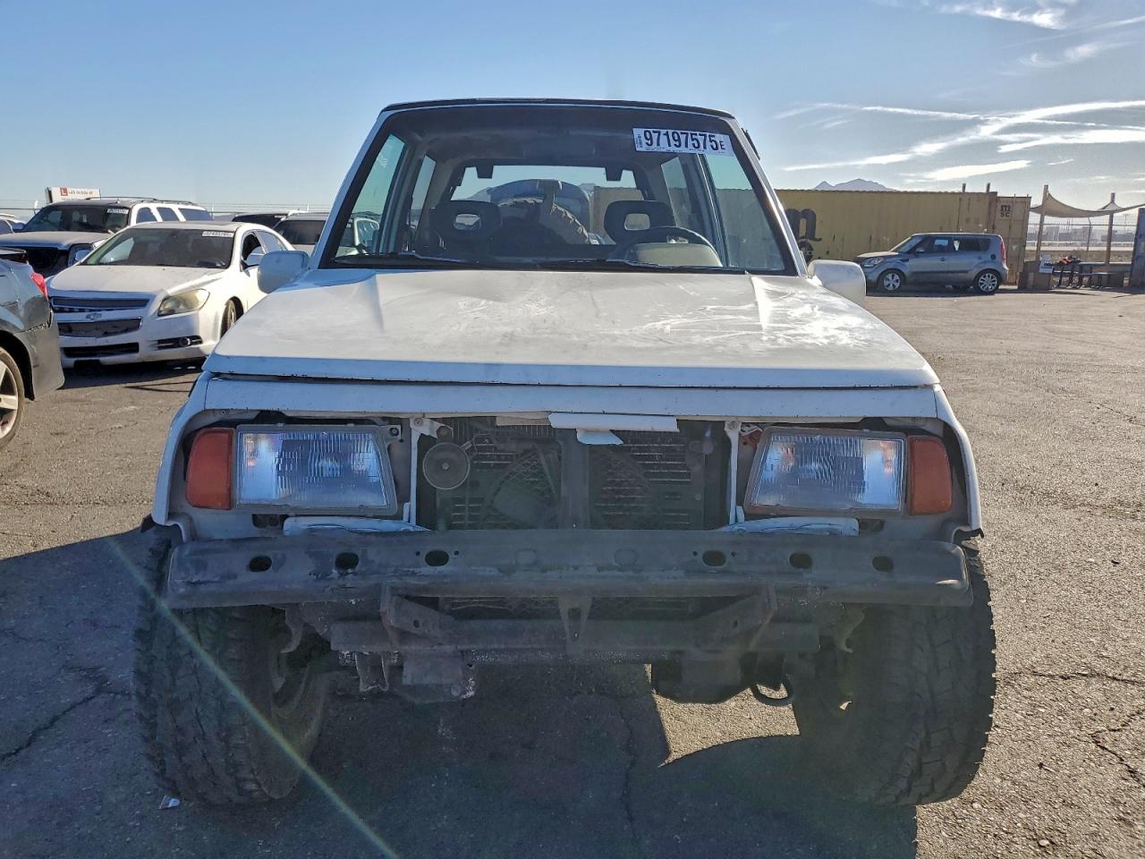 1995 Suzuki Sidekick Jx White vin: 2S3TA02C5S6406031