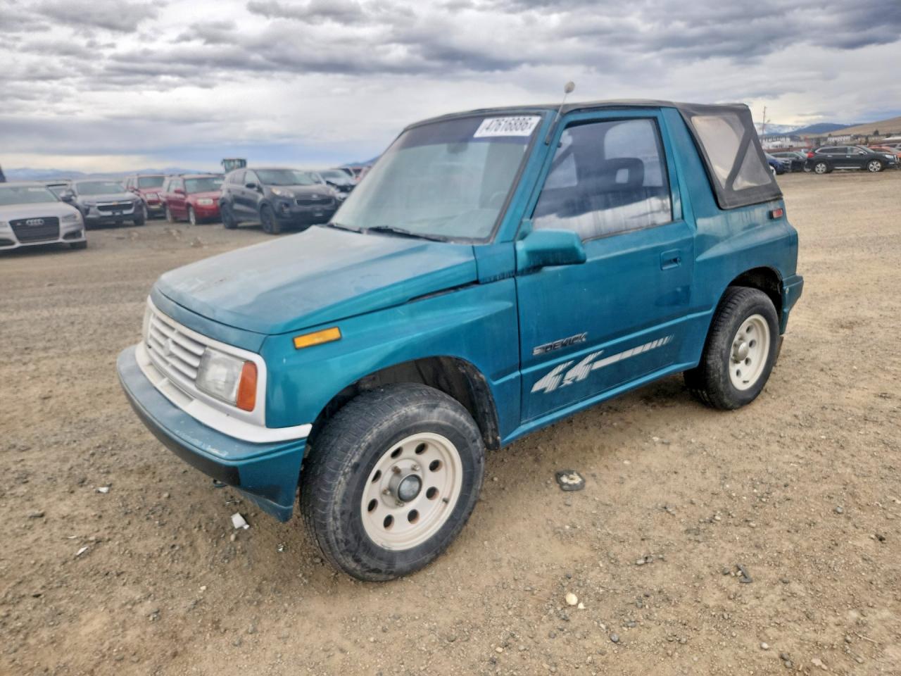1995 Suzuki Sidekick Jx Turquoise vin: 2S3TA02C6S6414297