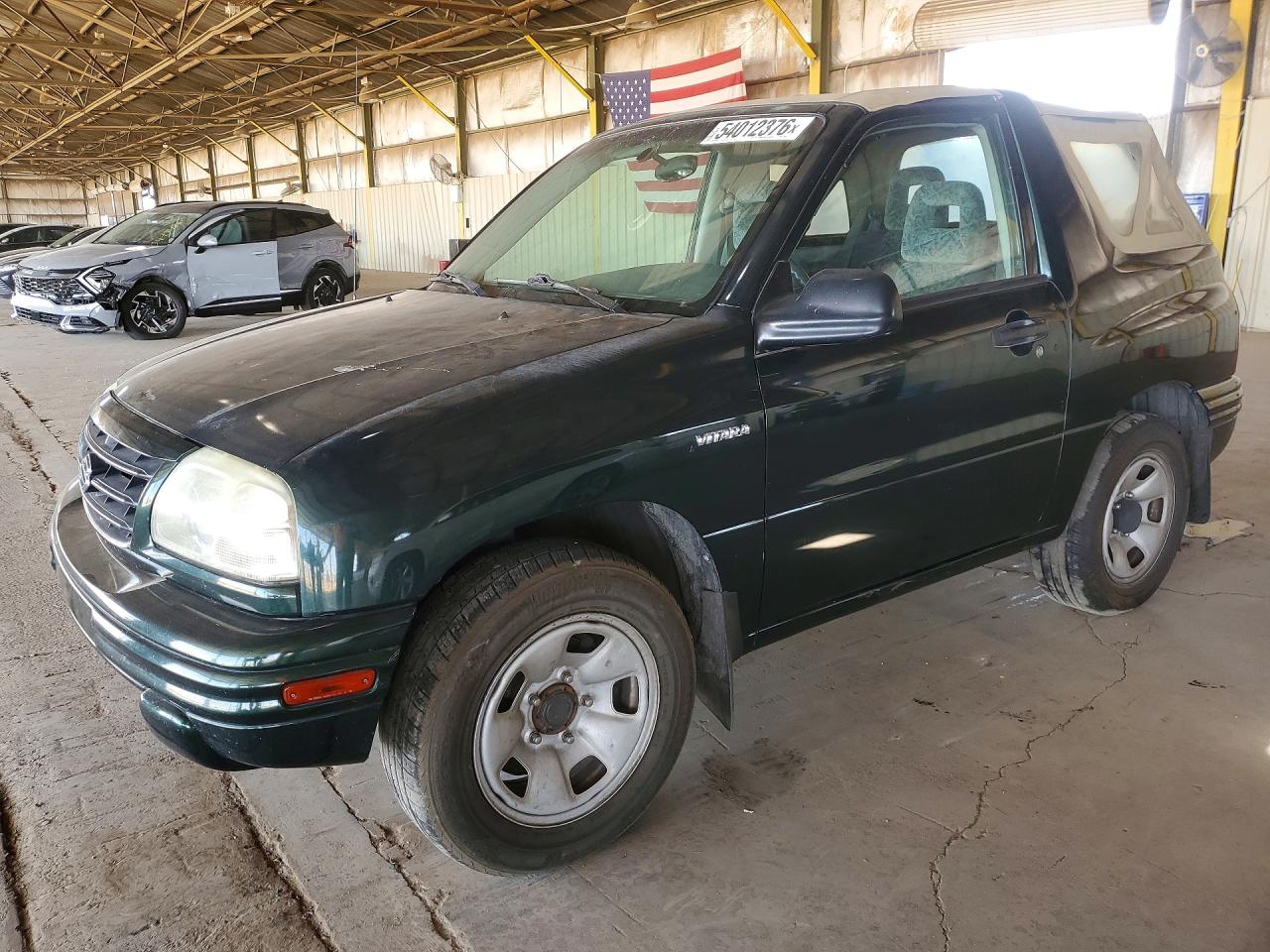 2002 Suzuki Vitara Jls Green vin: 2S3TC52C426100073