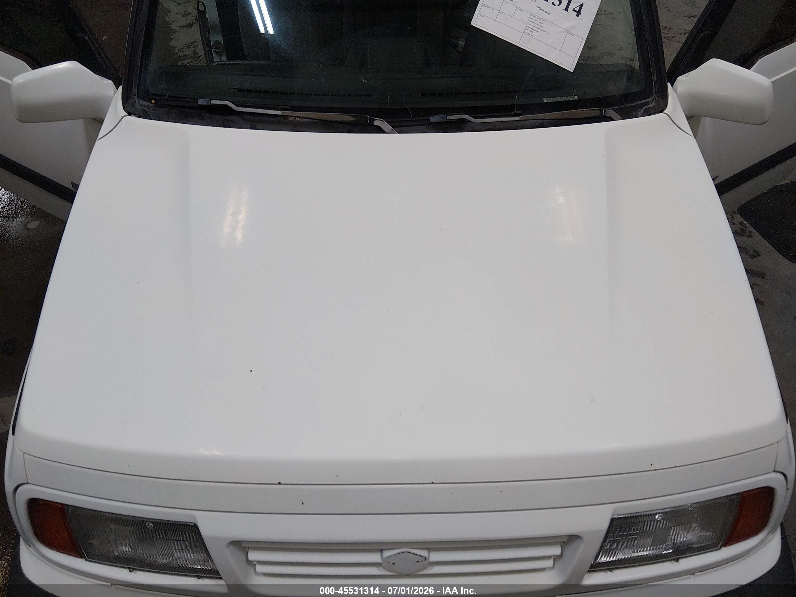 1995 Suzuki Sidekick Jx/jlx White vin: 2S3TD03V3S6418248