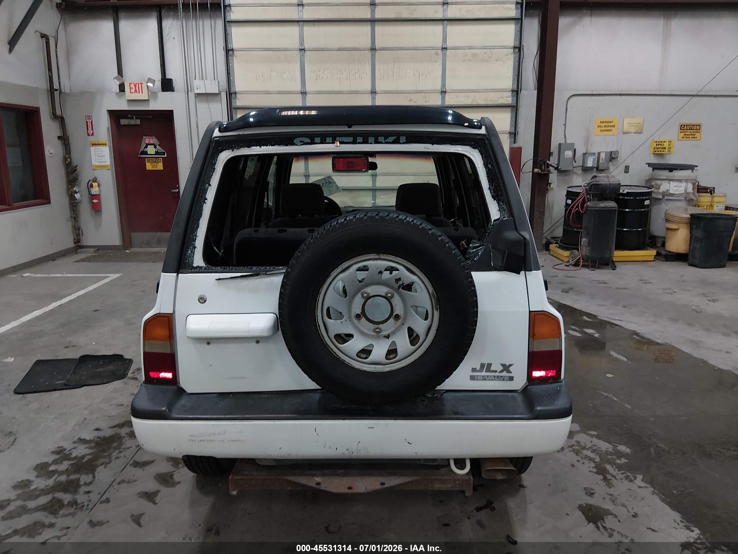 1995 Suzuki Sidekick Jx/jlx White vin: 2S3TD03V3S6418248