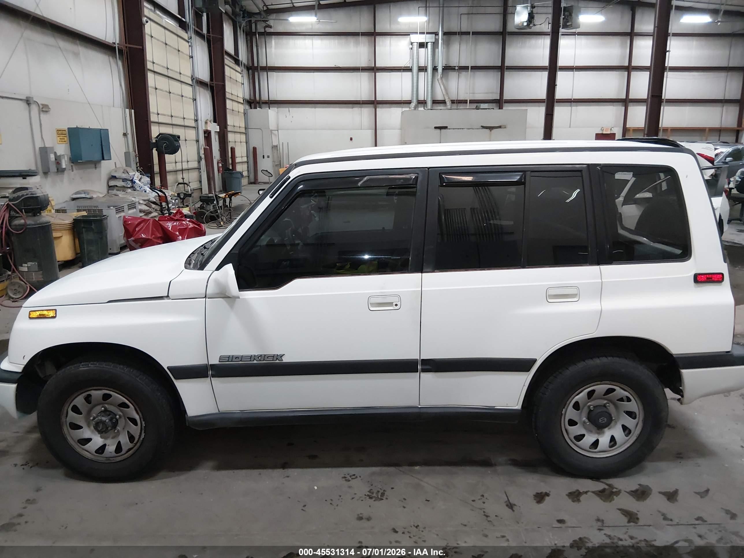 1995 Suzuki Sidekick Jx/jlx White vin: 2S3TD03V3S6418248