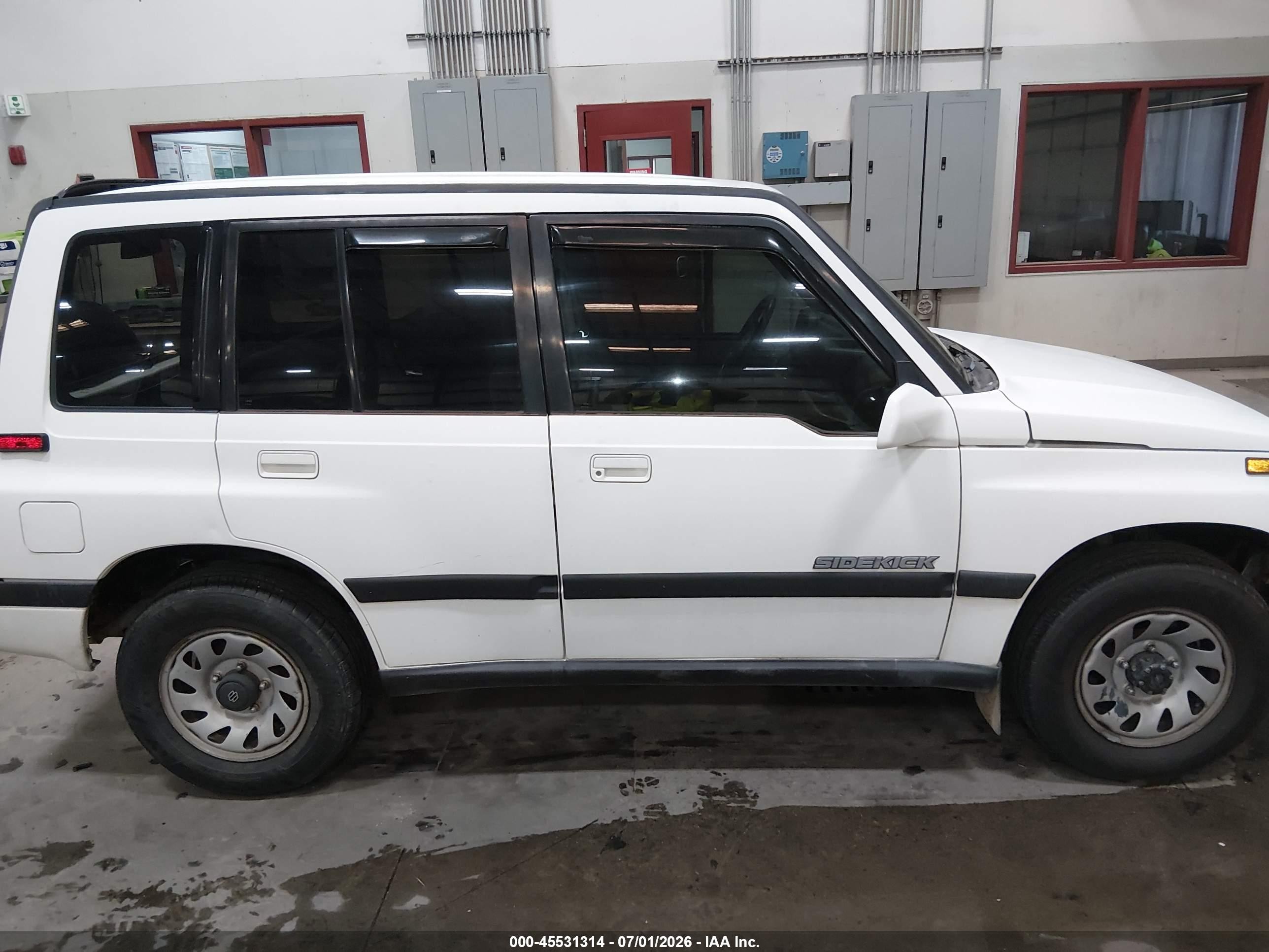 1995 Suzuki Sidekick Jx/jlx White vin: 2S3TD03V3S6418248