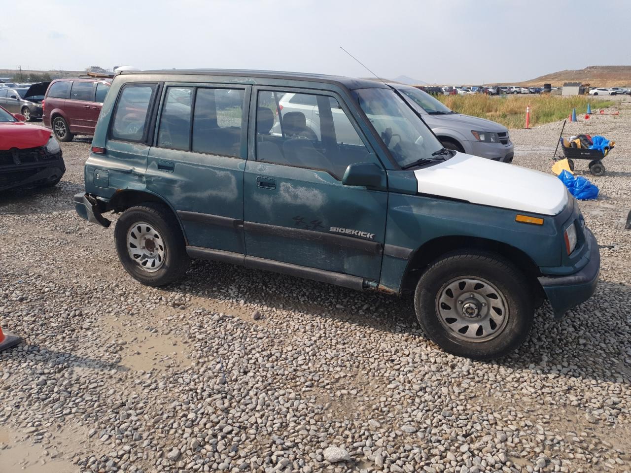 1998 Suzuki Sidekick Jx Зеленый vin: 2S3TD03V8W6404819