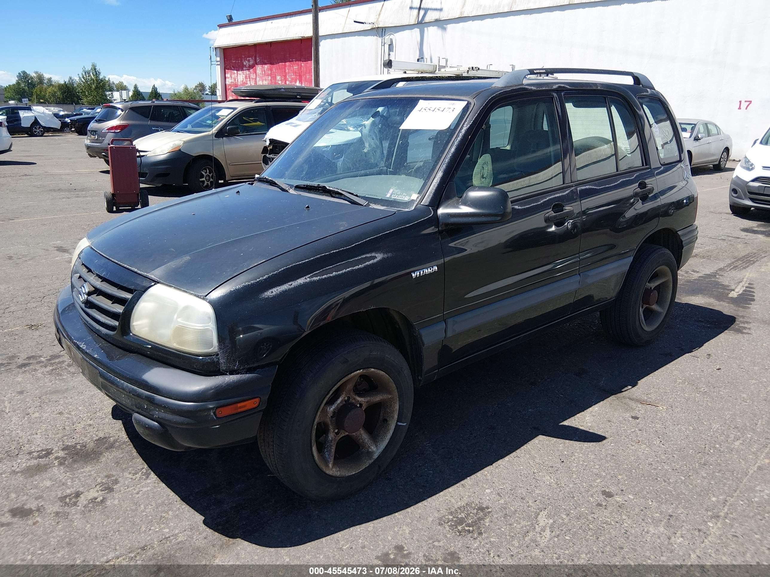 2002 Suzuki Vitara Jlx Black vin: 2S3TD52V126105147