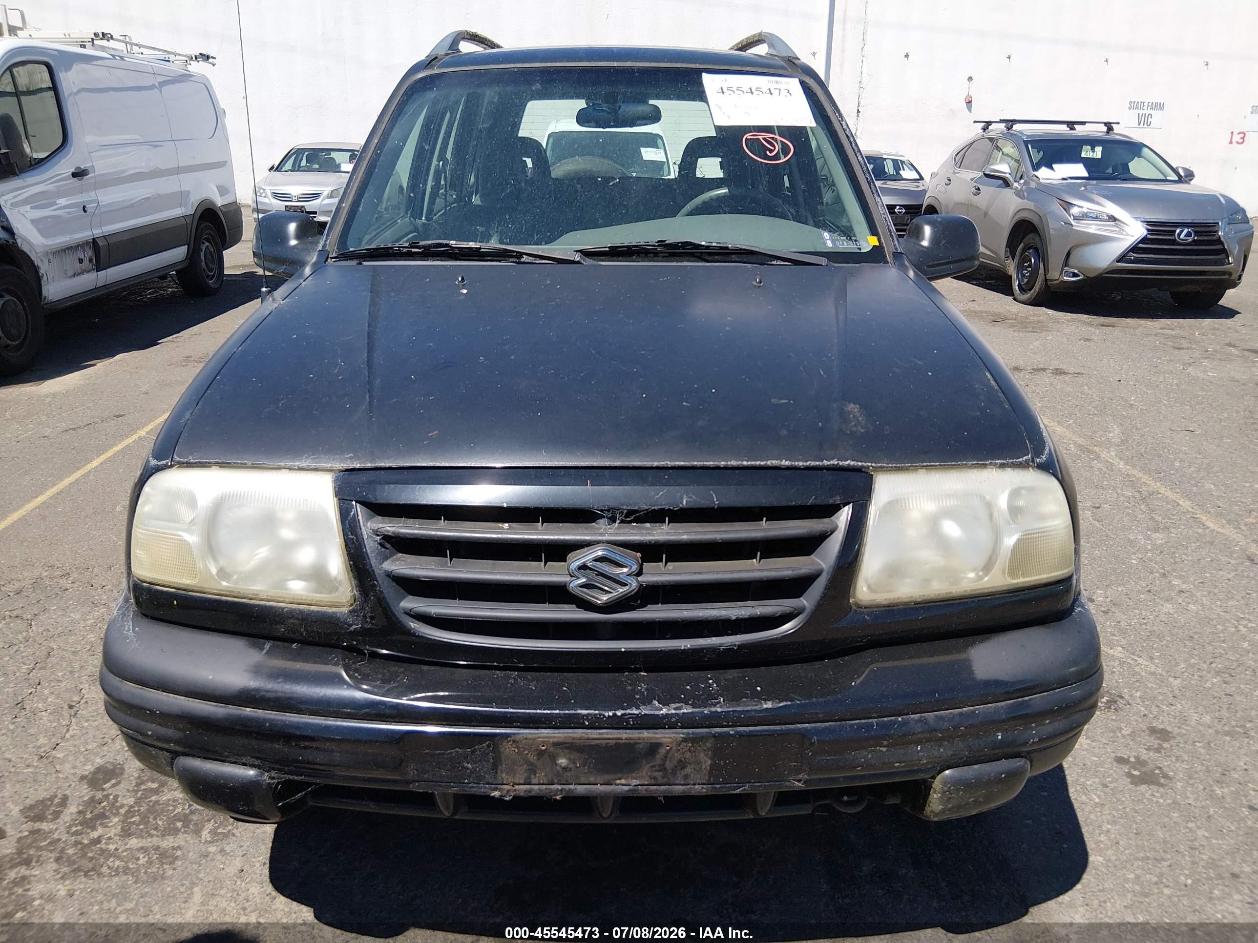 2002 Suzuki Vitara Jlx Black vin: 2S3TD52V126105147