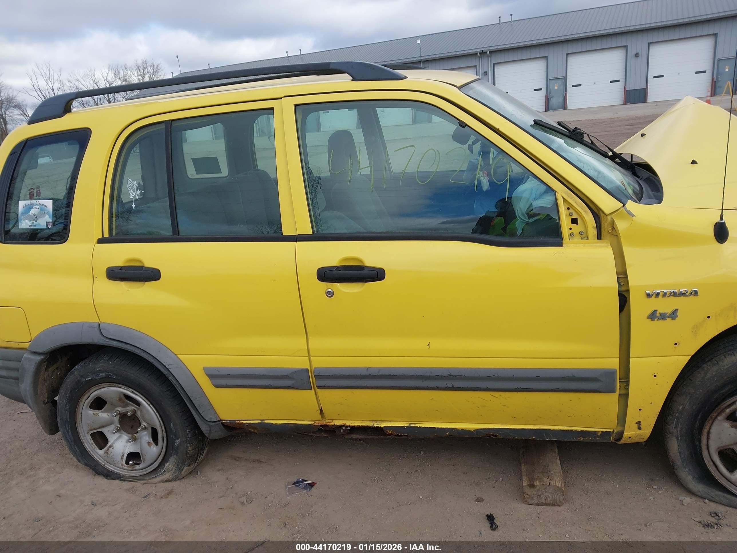 2004 Suzuki Vitara V6 Lx Желтый vin: 2S3TD62V146104332