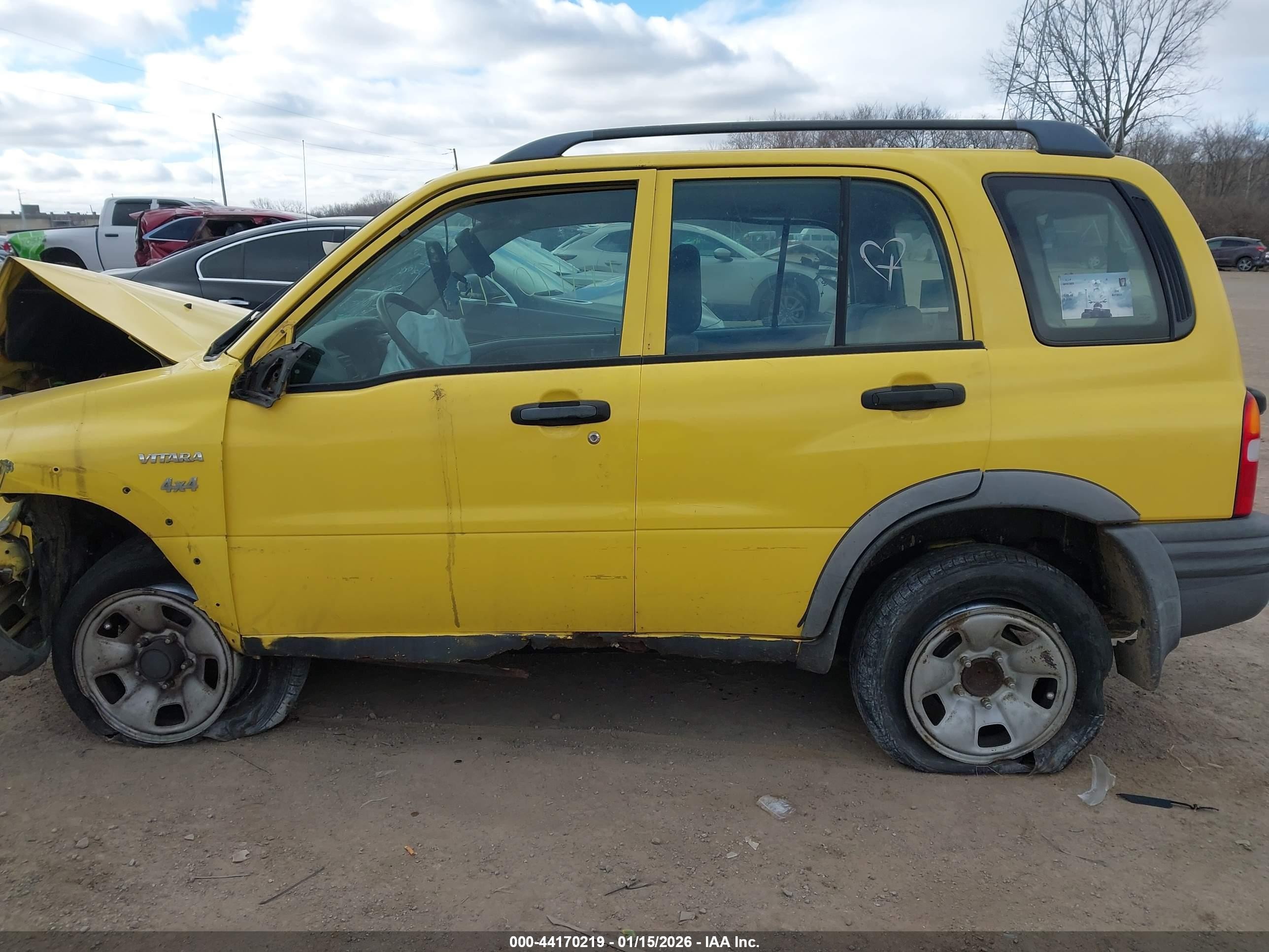 2004 Suzuki Vitara V6 Lx Желтый vin: 2S3TD62V146104332