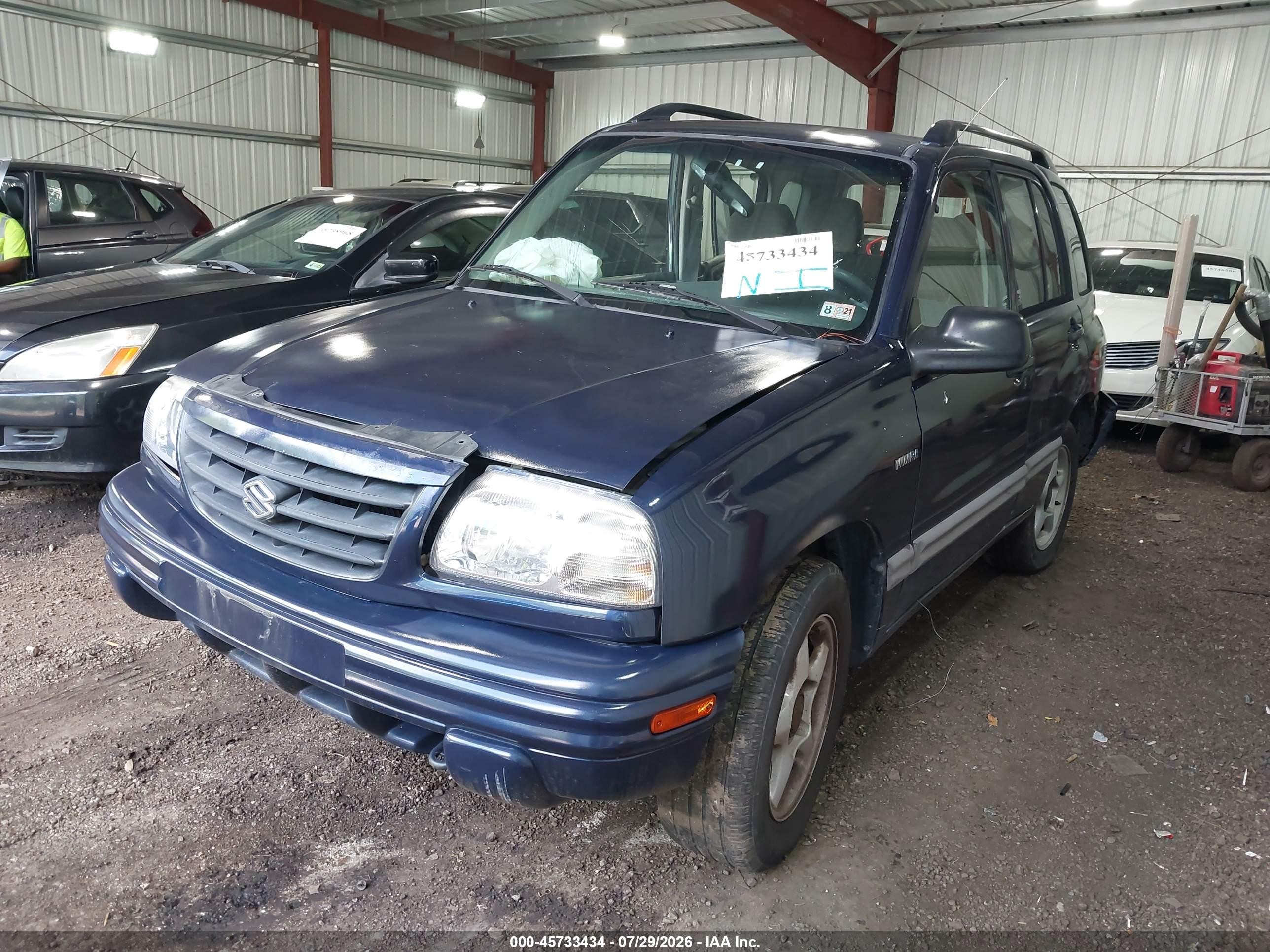 2001 Suzuki Vitara Jls/js Blue vin: 2S3TE52V616111182