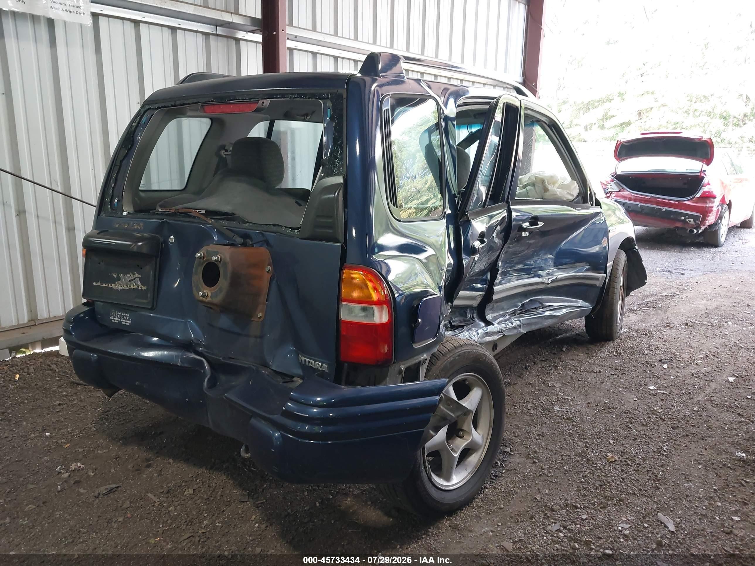 2001 Suzuki Vitara Jls/js Blue vin: 2S3TE52V616111182