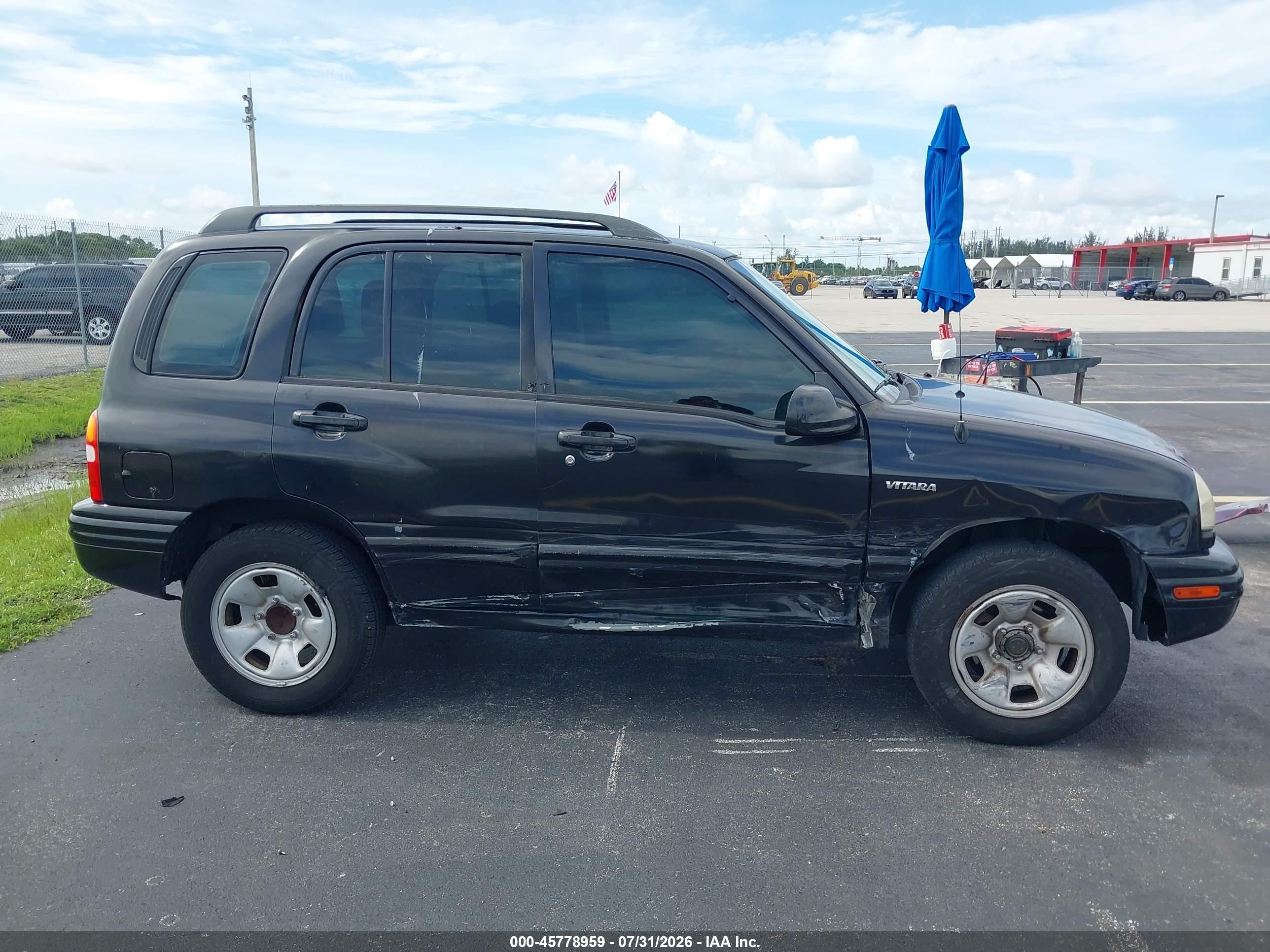 2002 Suzuki Vitara Jls Black vin: 2S3TE52VX26102597