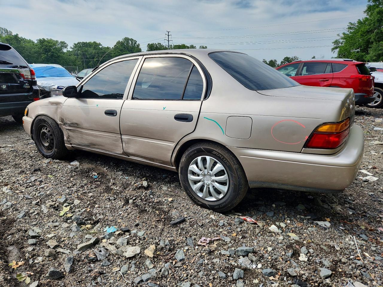 1995 Toyota Corolla Base Silver vin: 2T1AE04B3SC071011