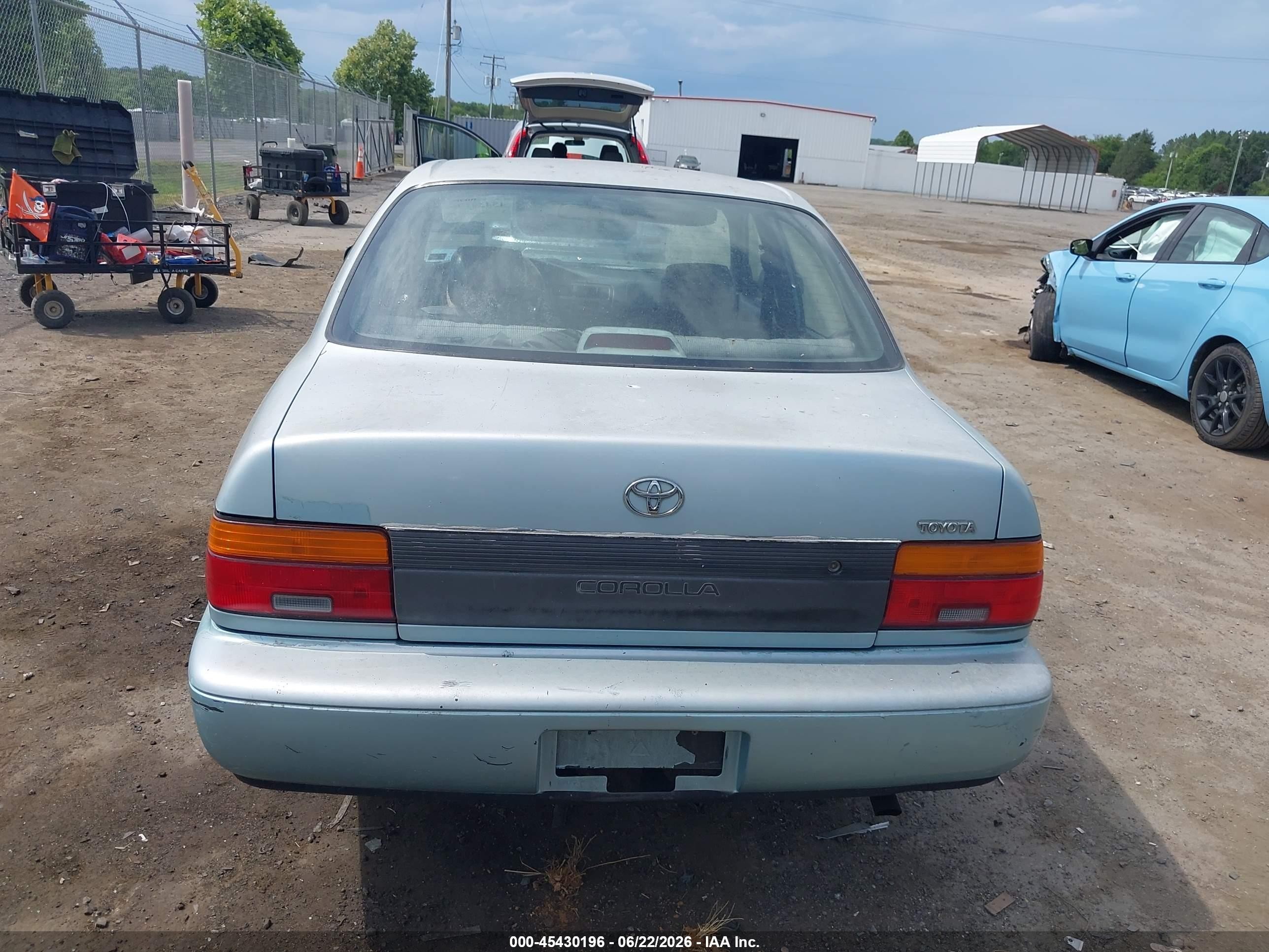 1995 Toyota Corolla   Light Blue vin: 2T1AE04B6SC086926