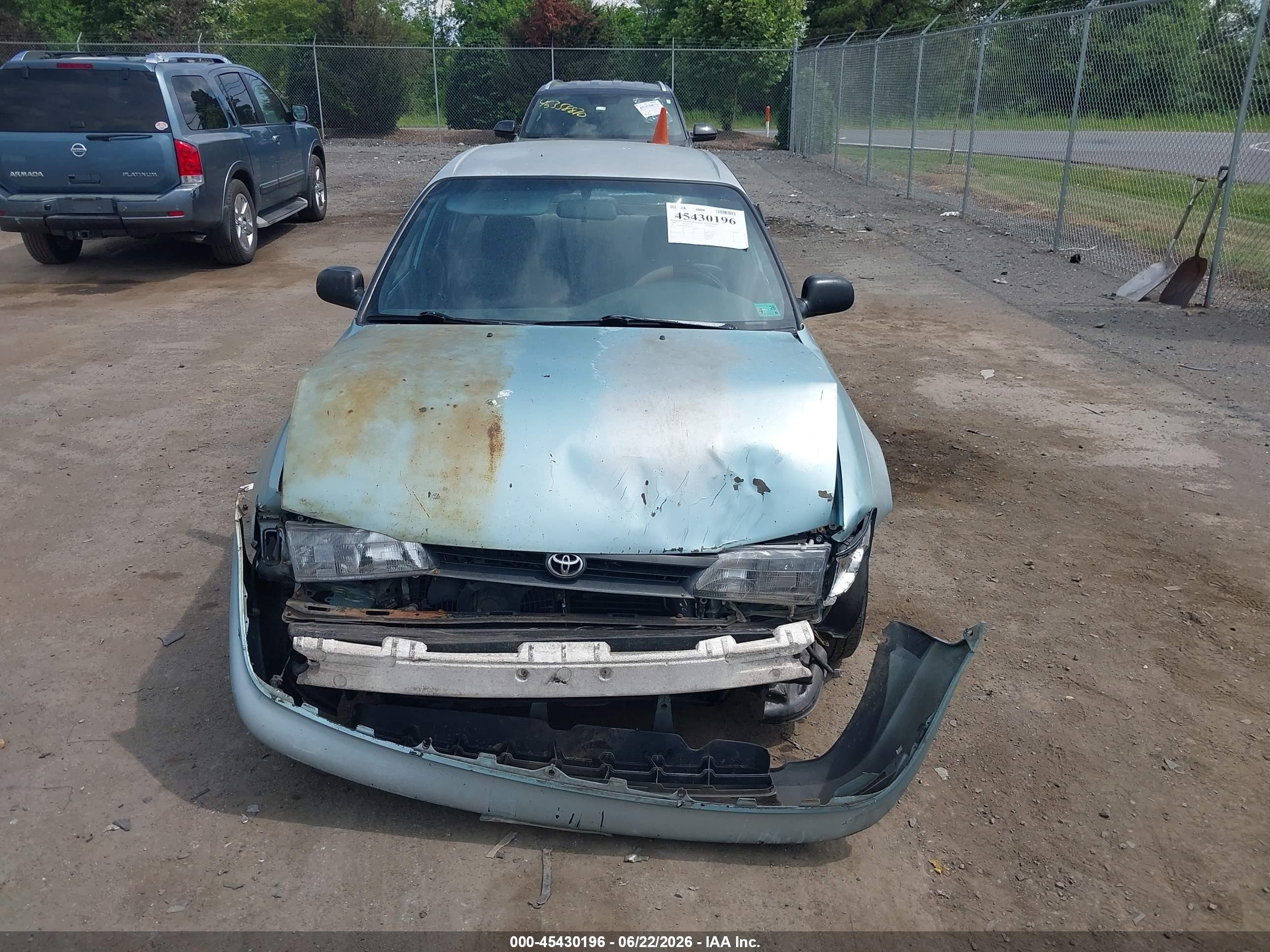1995 Toyota Corolla   Light Blue vin: 2T1AE04B6SC086926