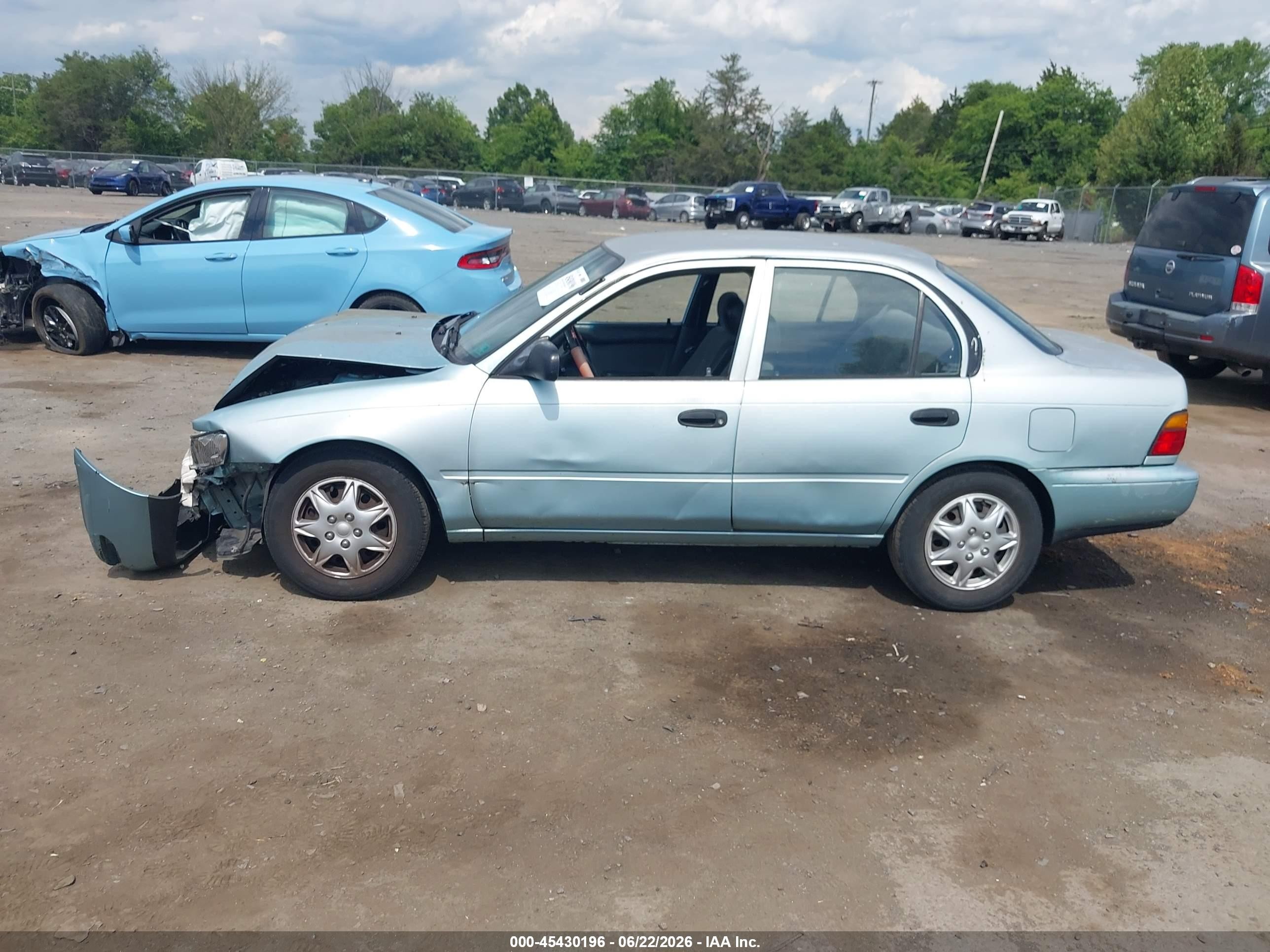 1995 Toyota Corolla   Light Blue vin: 2T1AE04B6SC086926